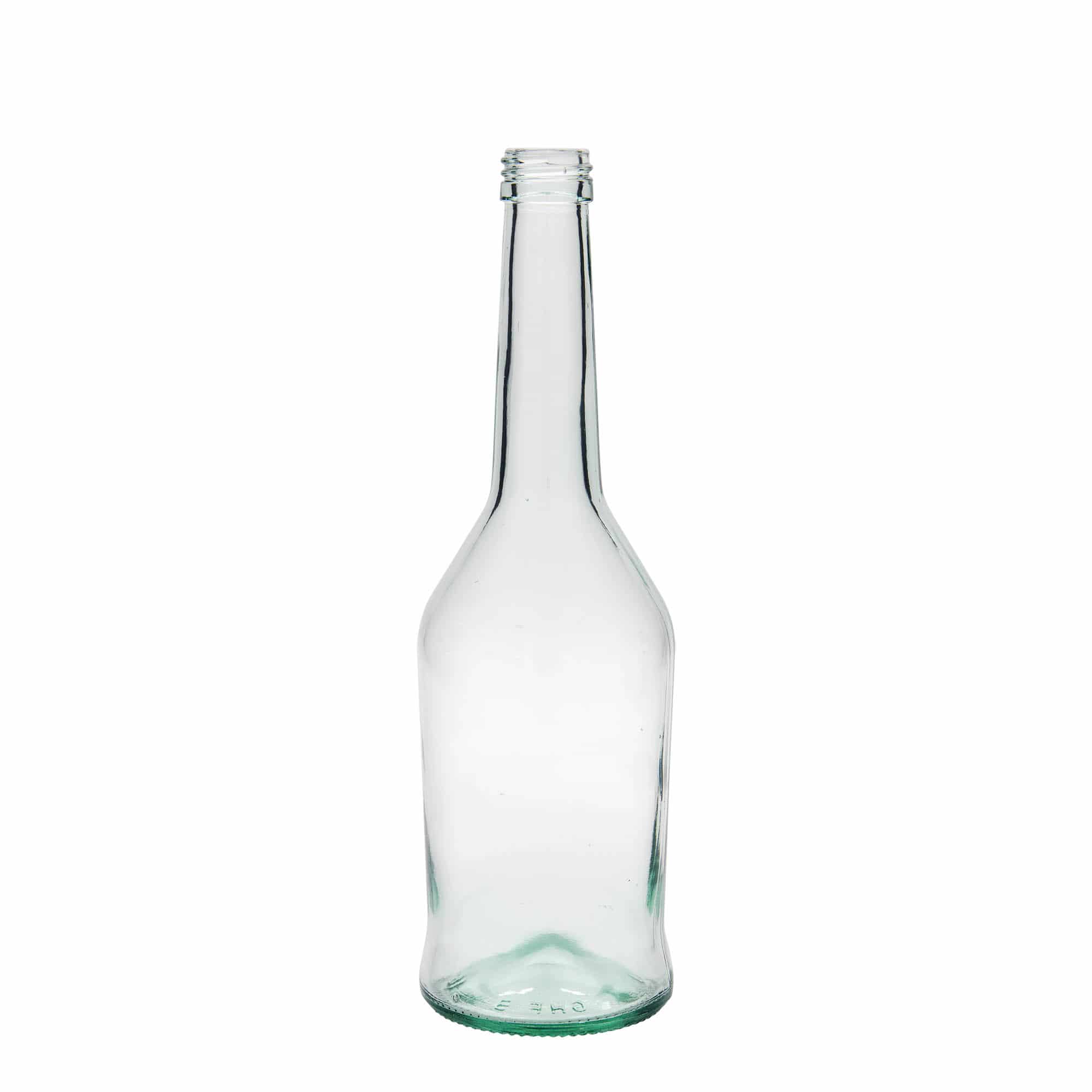 500 ml glasflaske, spritusflaske , åbning: PP 28