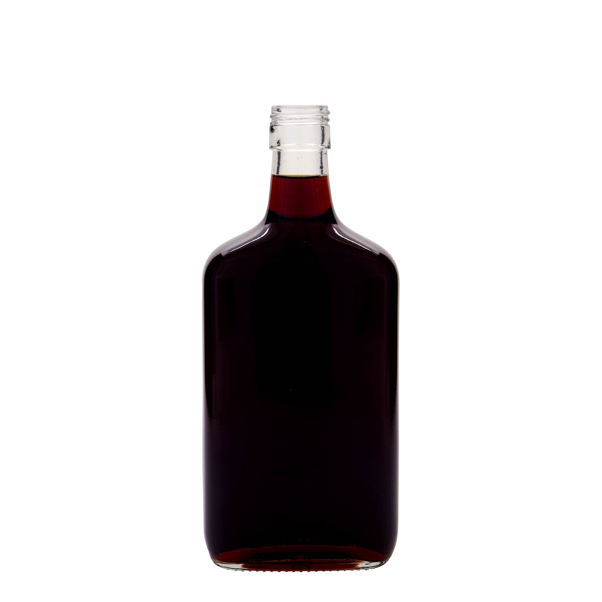 700 ml glasflaske 'Amaretto', firkantet, åbning: PP 31,5