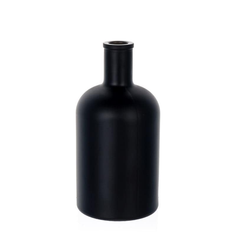 700 ml glasflaske 'Gerardino', sort, åbning: Kork
