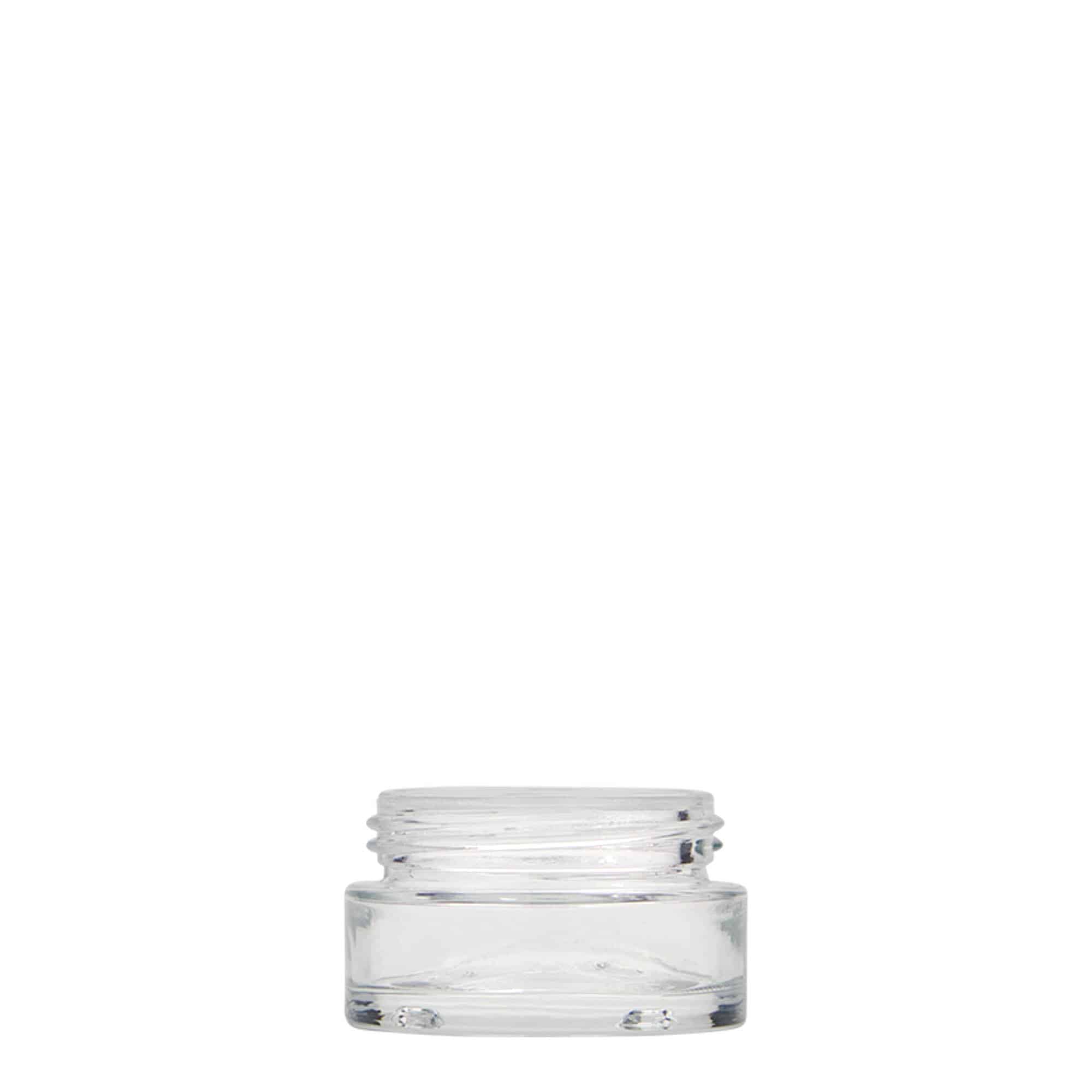 15 ml glasdigel 'Clear Edition', glas, åbning: Skruelåg