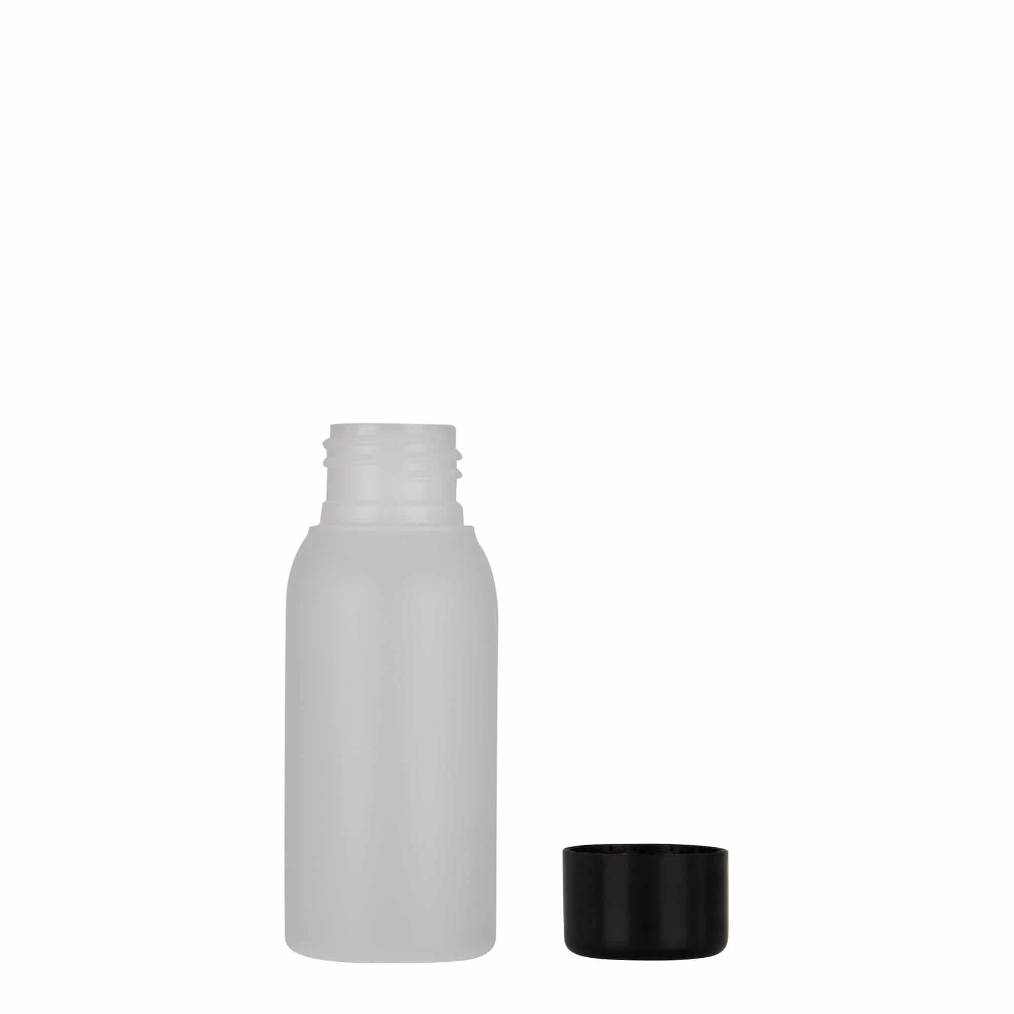 50 ml plastflaske 'Tuffy', HDPE, natur, åbning: GPI 24/410