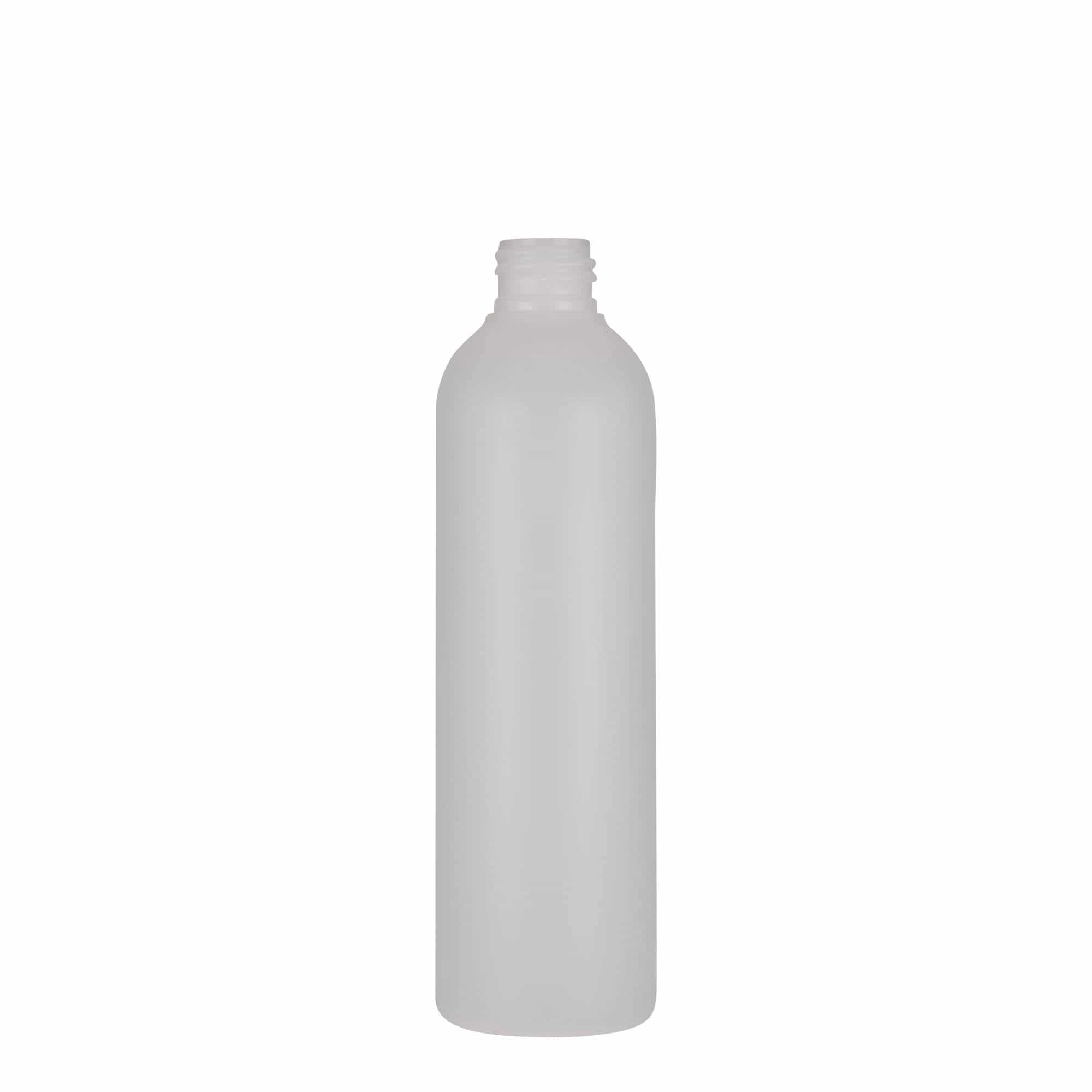 250 ml plastflaske 'Tuffy', HDPE, natur, åbning: GPI 24/410