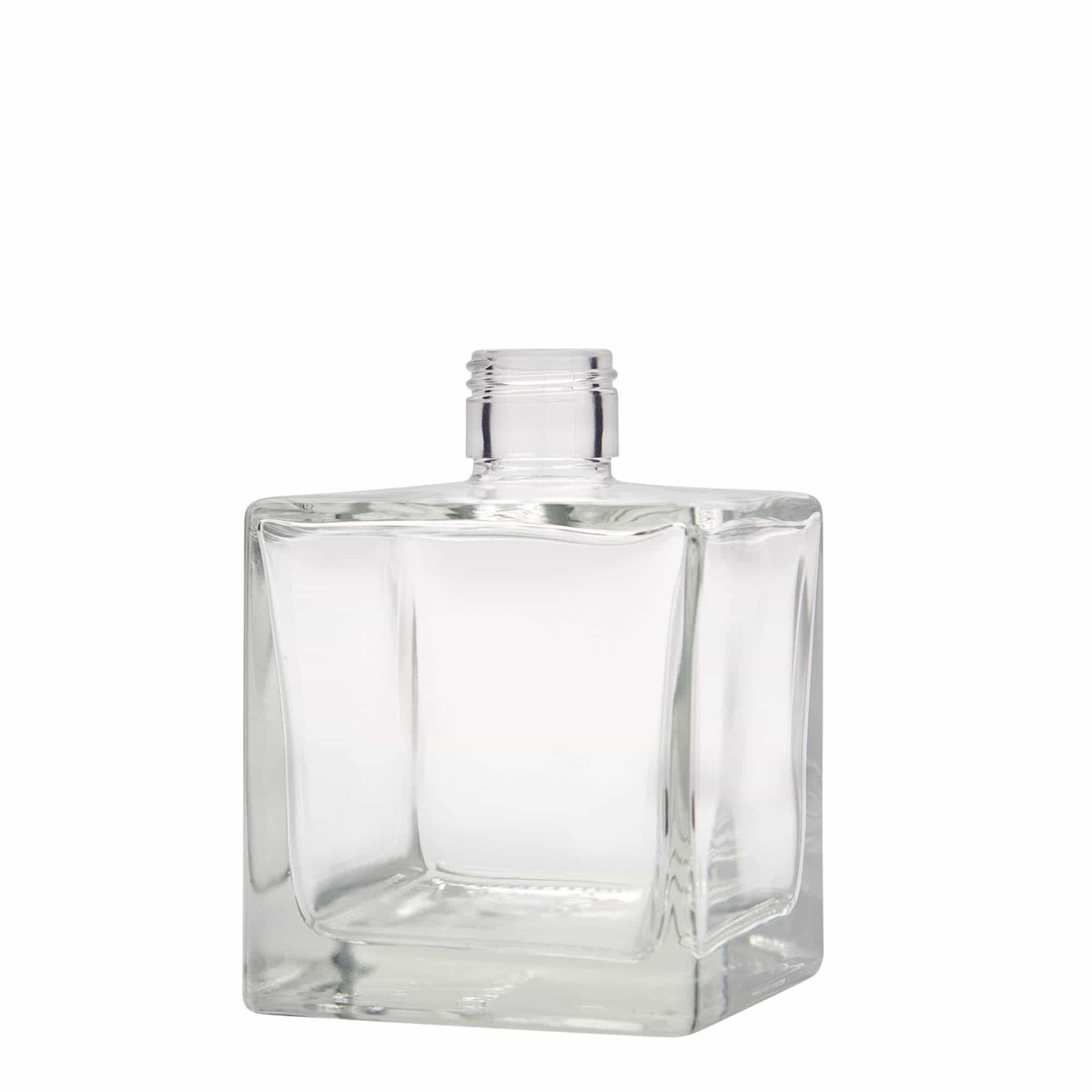 500 ml glasflaske 'Cube', kvadratisk, åbning: PP 31,5