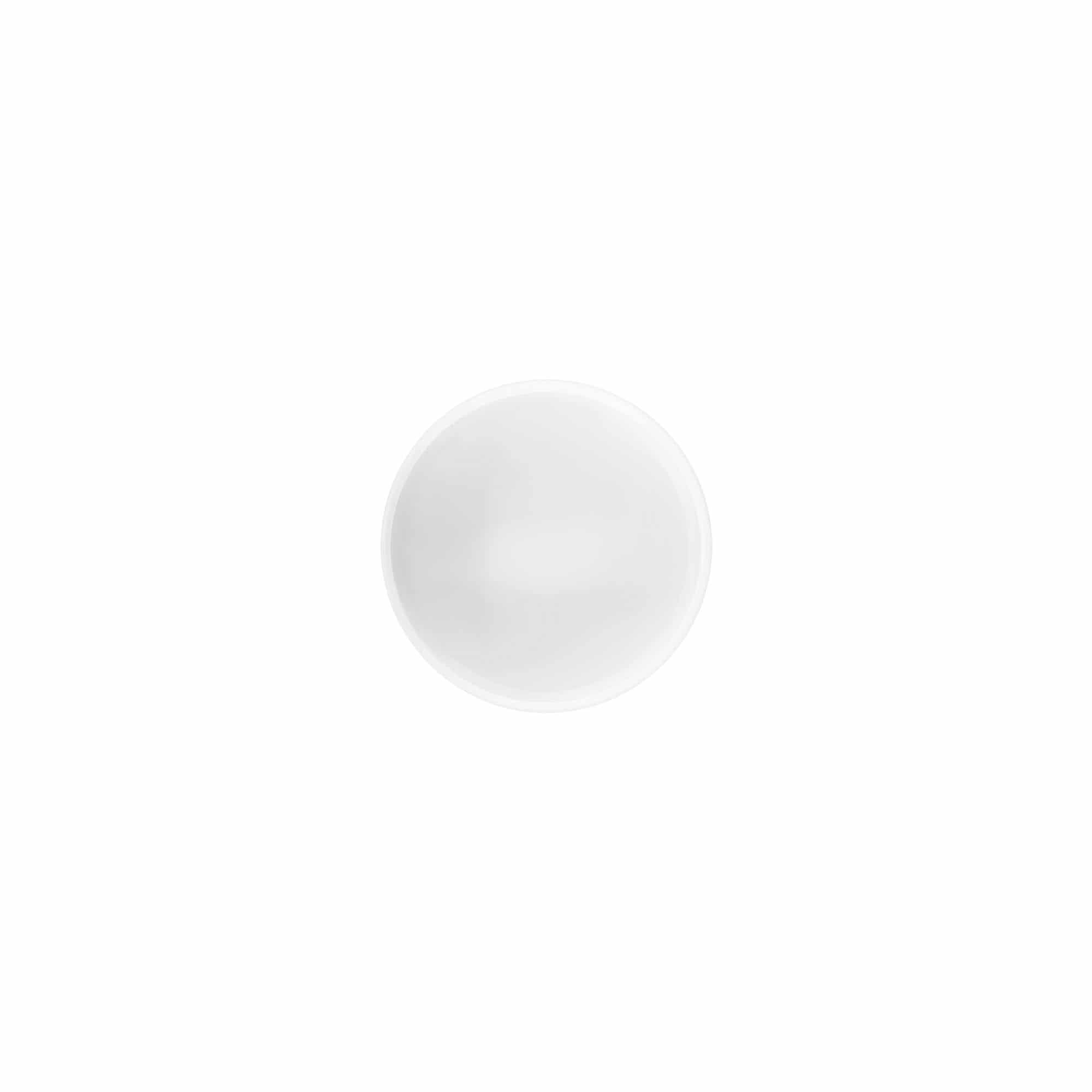 Skruelåg 'White Line' 35 ml, PP-plast, hvid