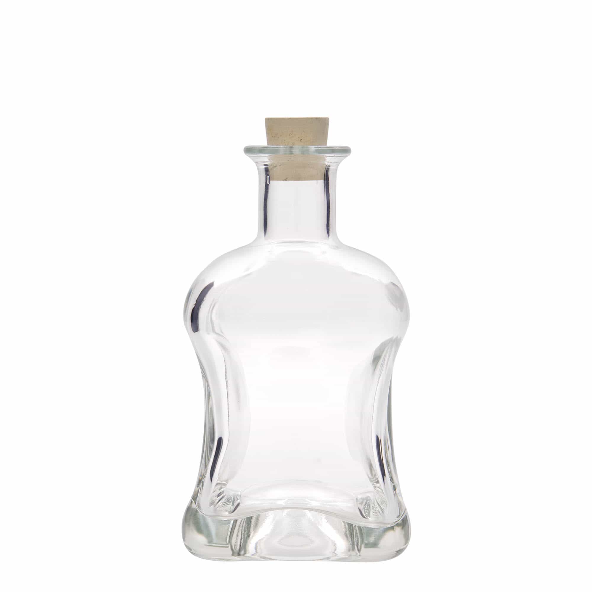 500 ml glasflaske 'Dublin', kvadratisk, åbning: Kork