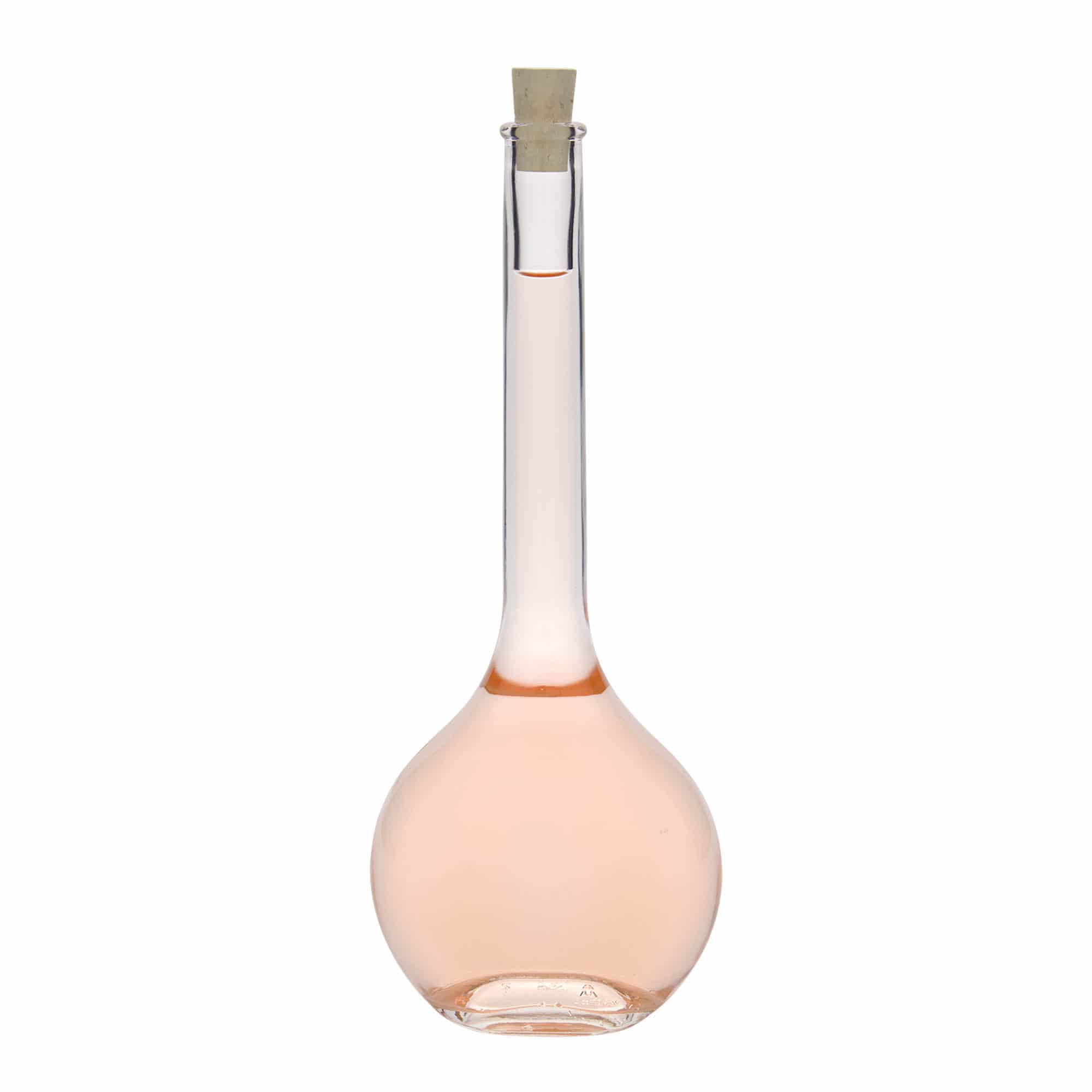 500 ml glasflaske 'Contessa', oval, åbning: Kork