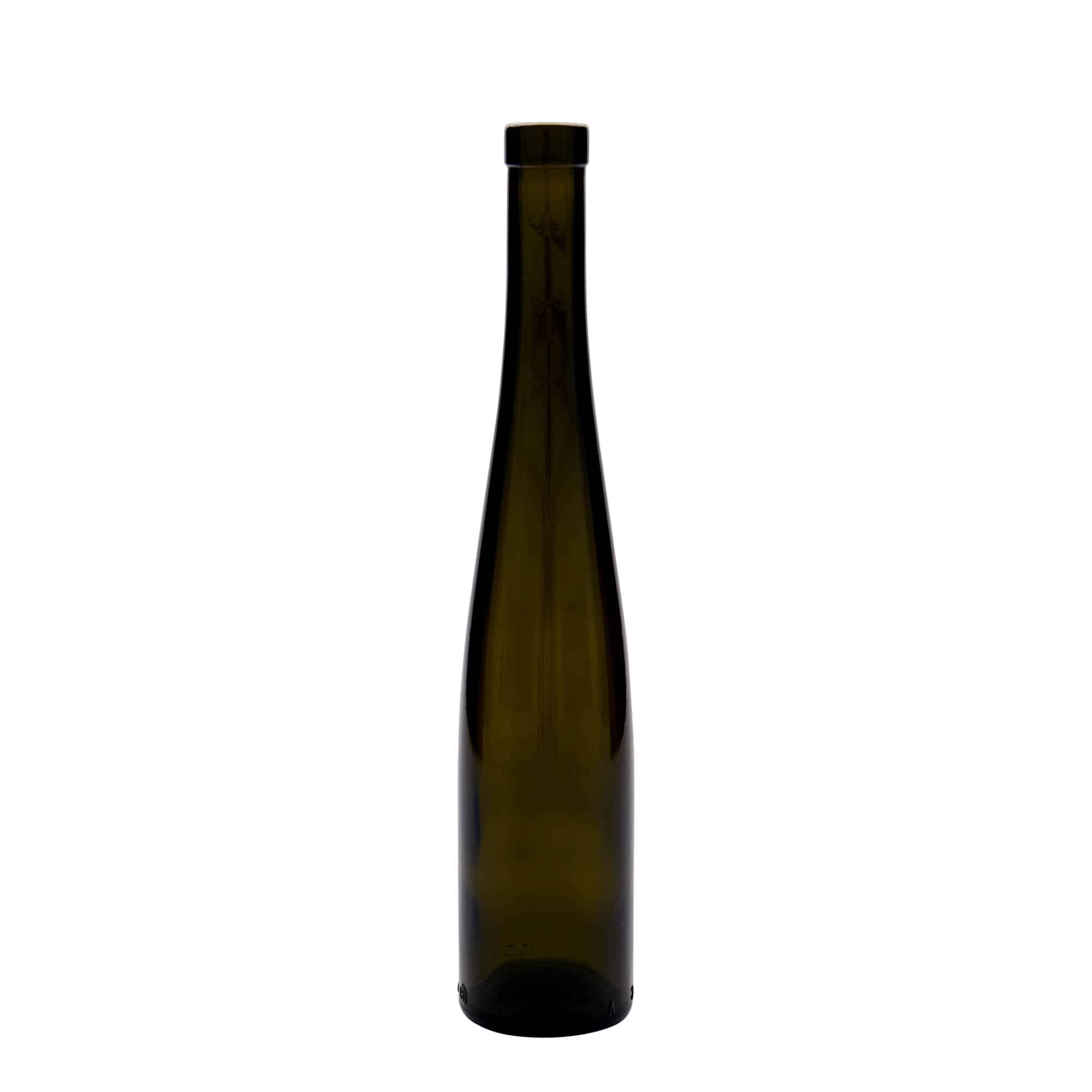 375 ml glasflaske 'Weinschlegel', antikgrøn, åbning: Kork