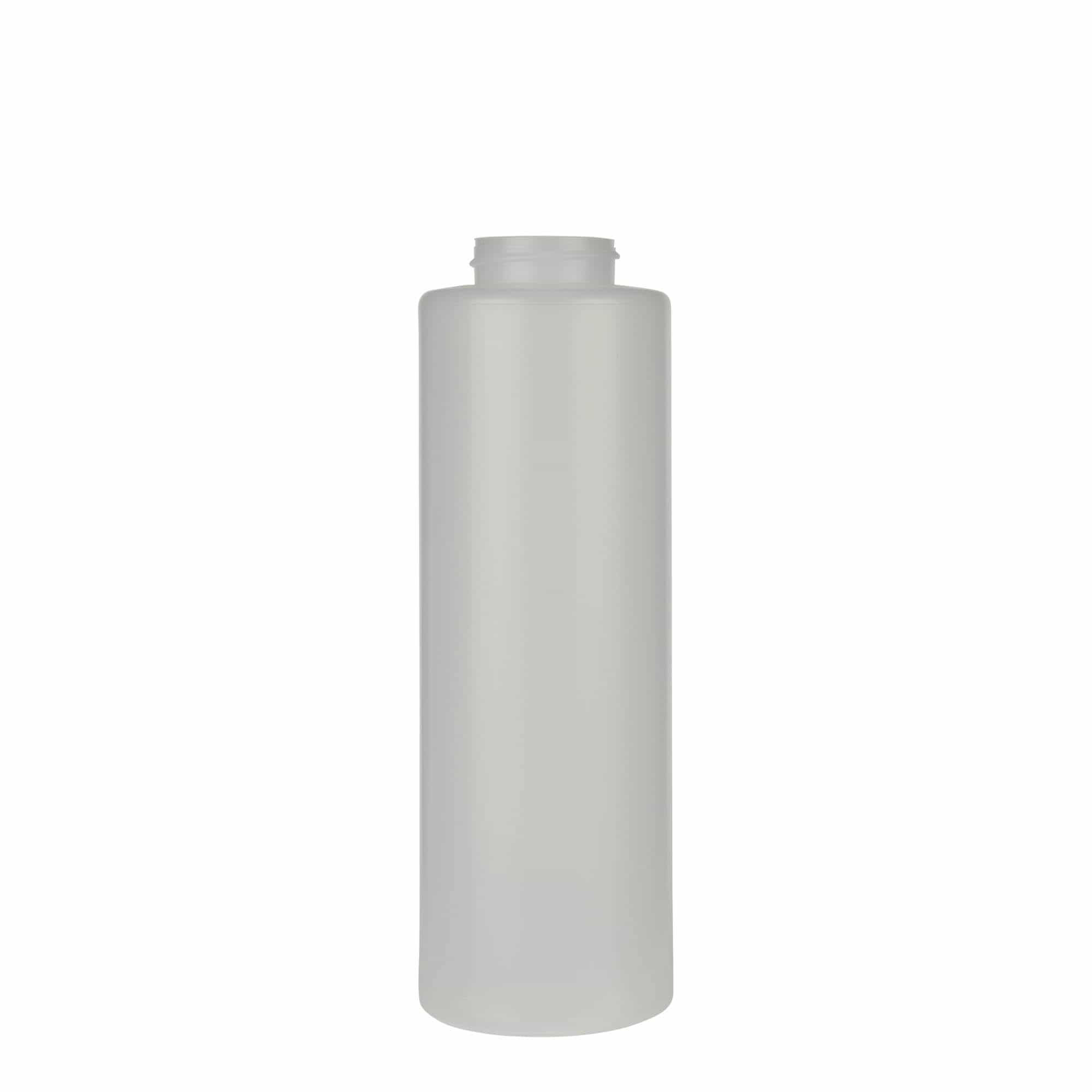 500 ml sovseflaske, LDPE-plast, natur, åbning: GPI 38/400