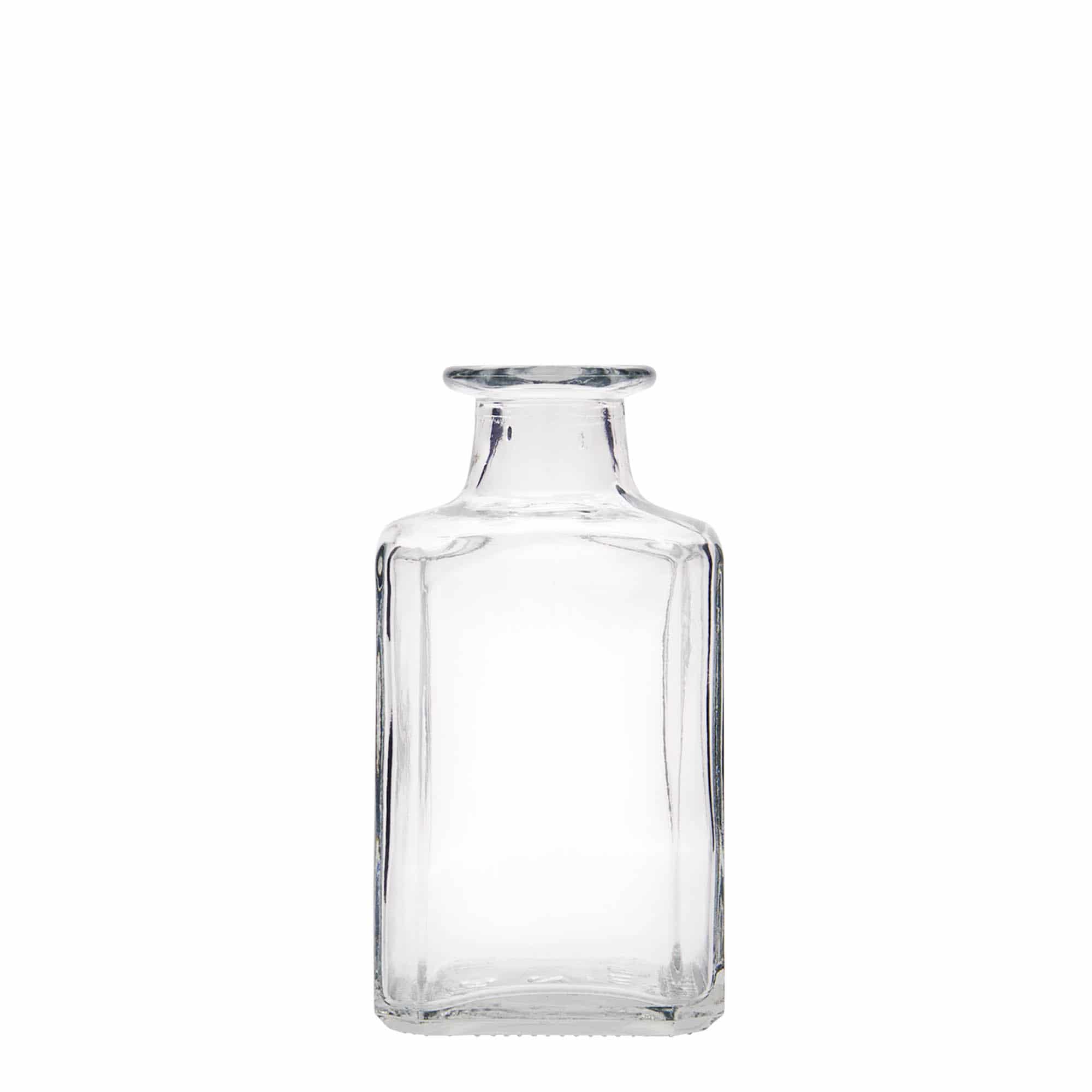 250 ml glasflaske 'Torben', kvadratisk, åbning: Kork