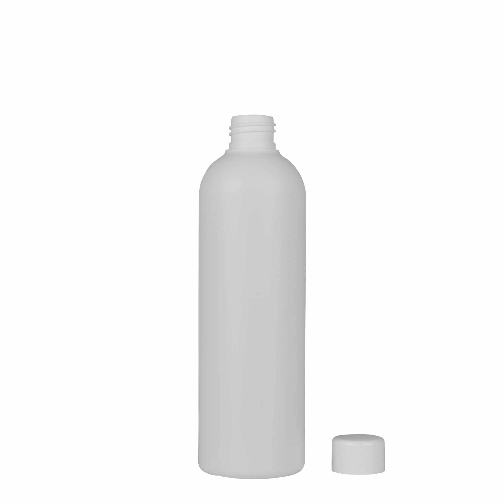 300 ml plastflaske 'Tuffy', HDPE, hvid, åbning: GPI 24/410