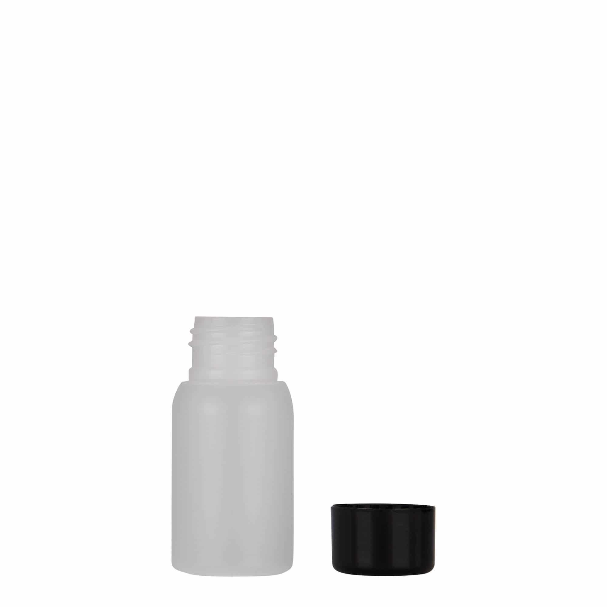 30 ml plastflaske 'Tuffy', HDPE, natur, åbning: GPI 24/410