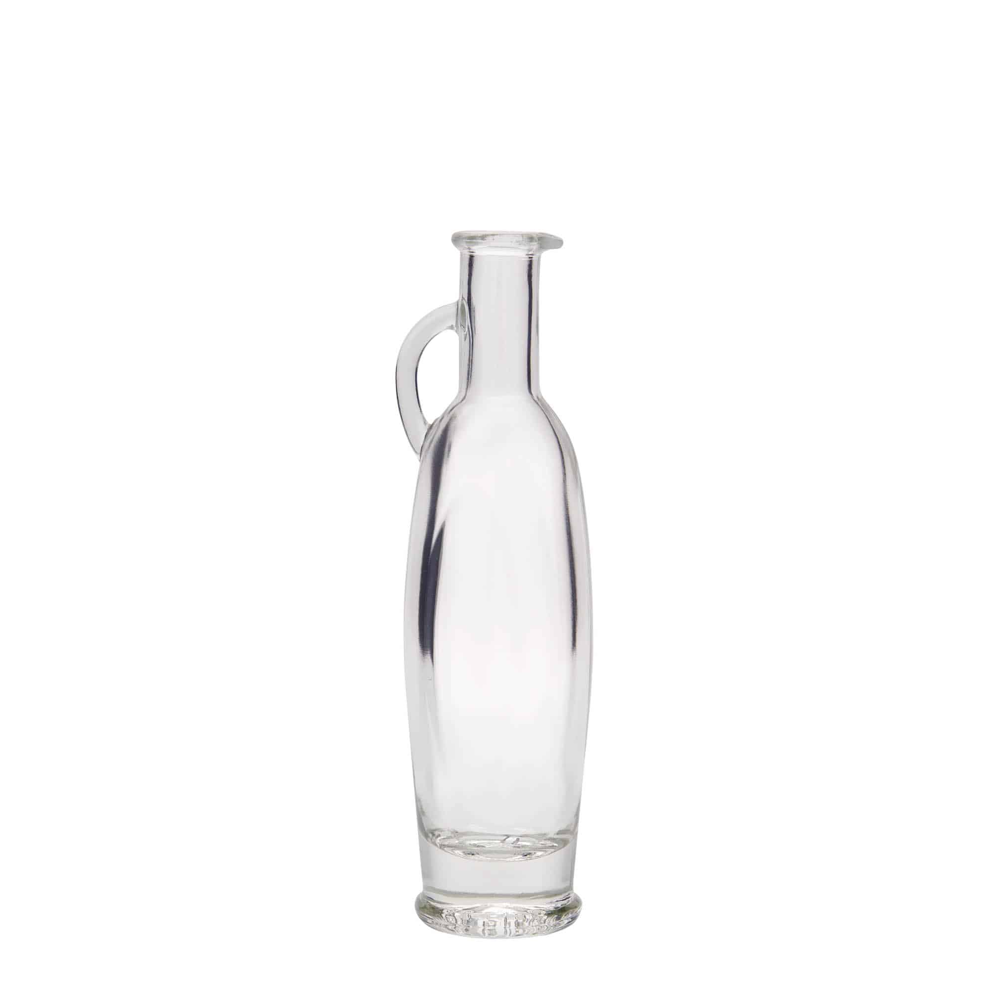 100 ml glasflaske 'Eleganta', oval, åbning: Kork