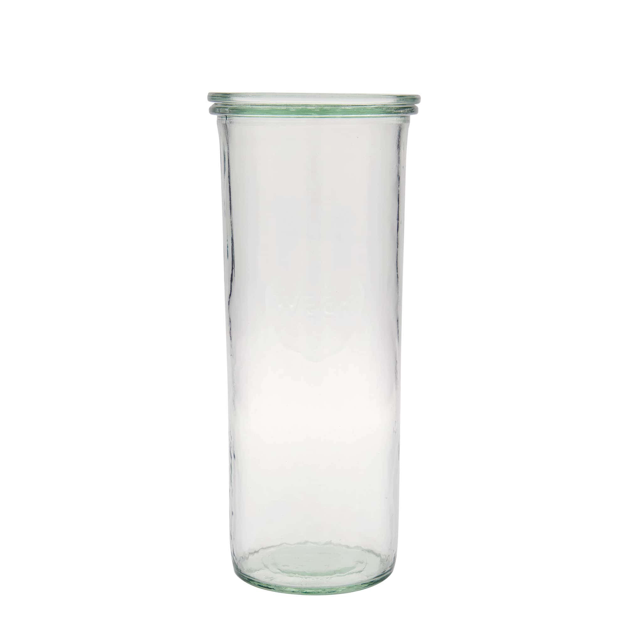 1.500 ml cylindrisk WECK-sylteglas, åbning: Rund kant