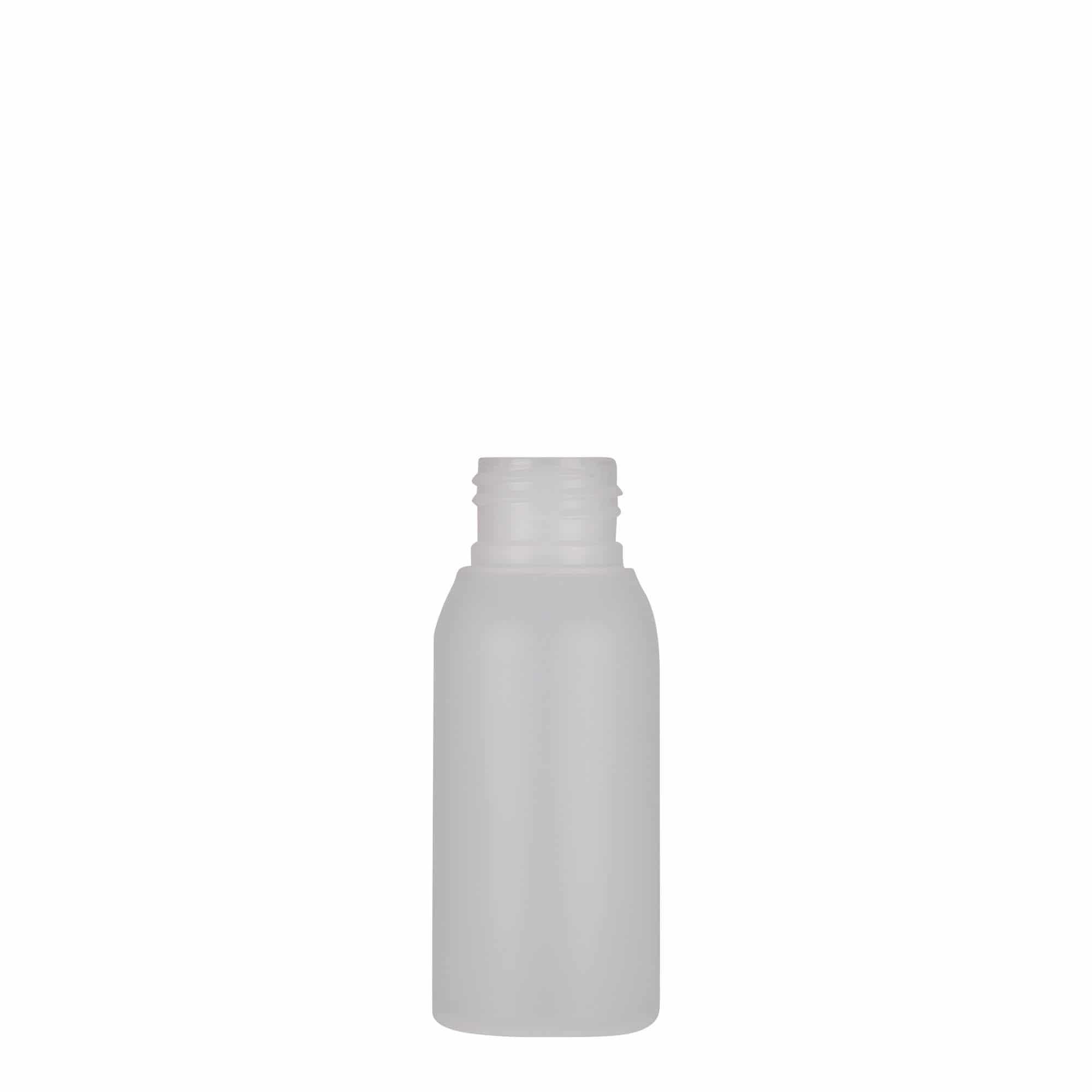 50 ml plastflaske 'Tuffy', HDPE, natur, åbning: GPI 24/410