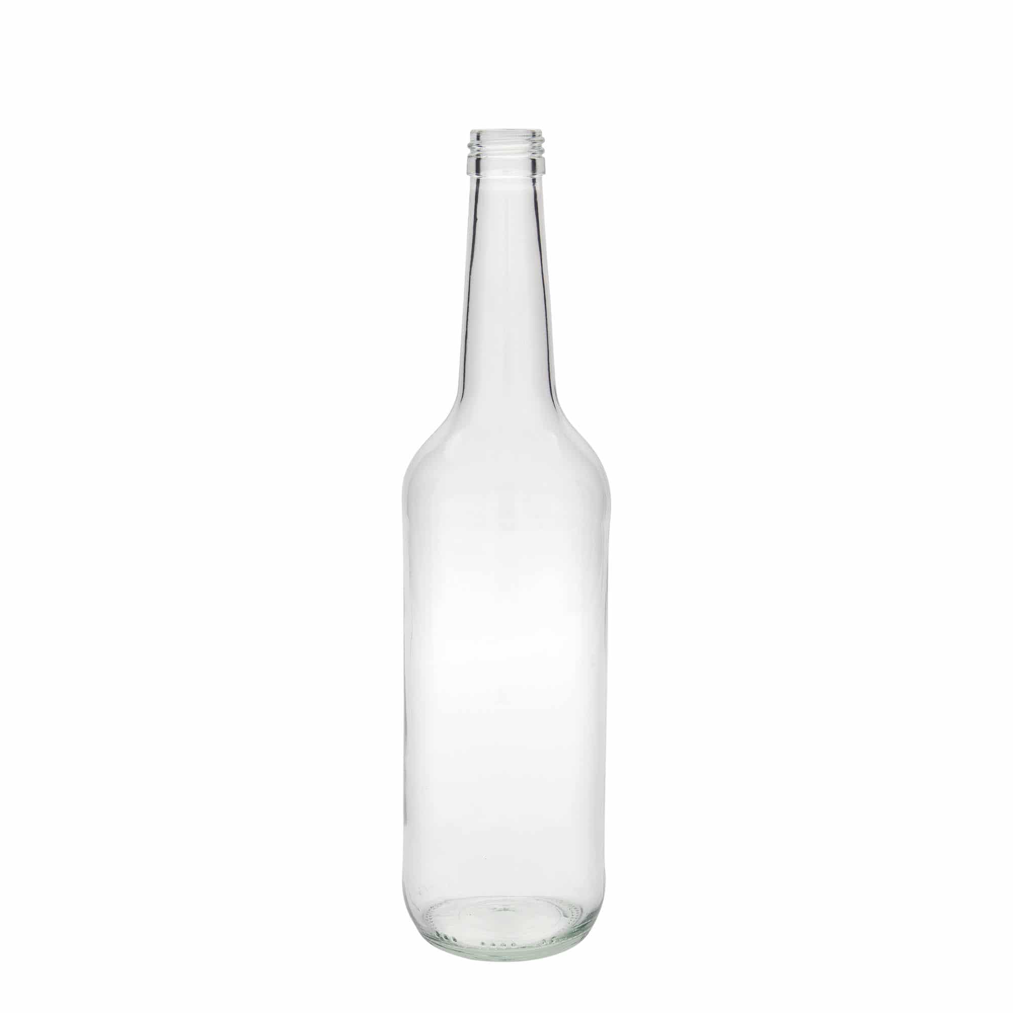 700 ml glasflaske, lige hals, åbning: PP 28