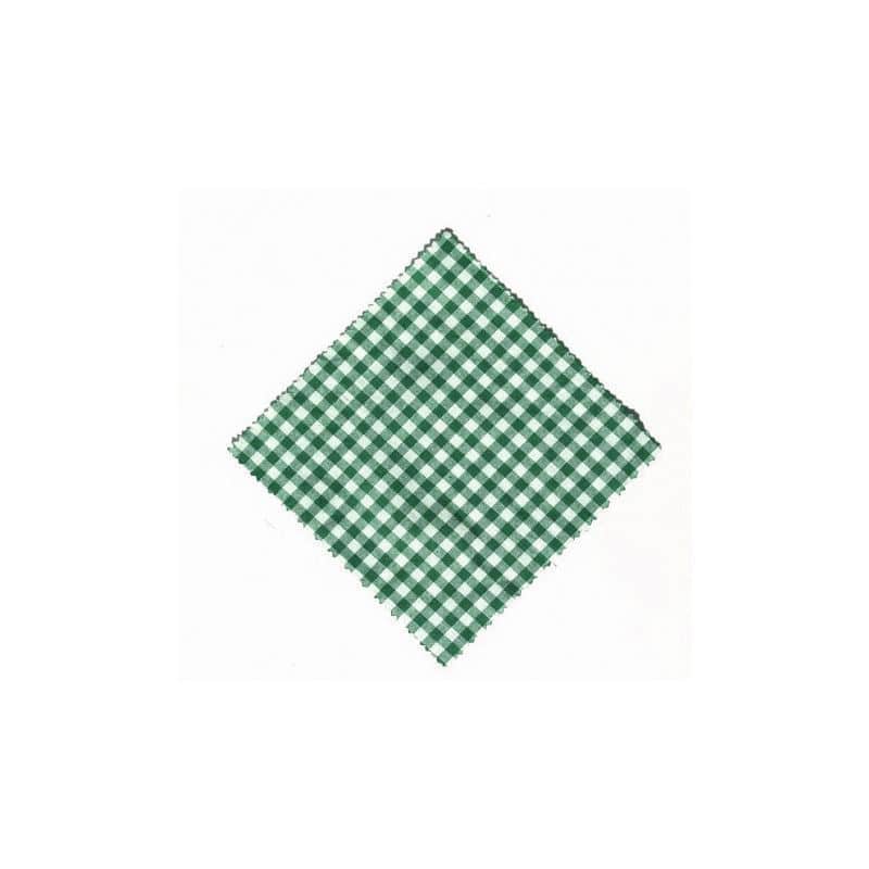 Stofservietter, ternet 12x12, kvadratisk, tekstil, mørkegrøn, åbning: TO38-TO53