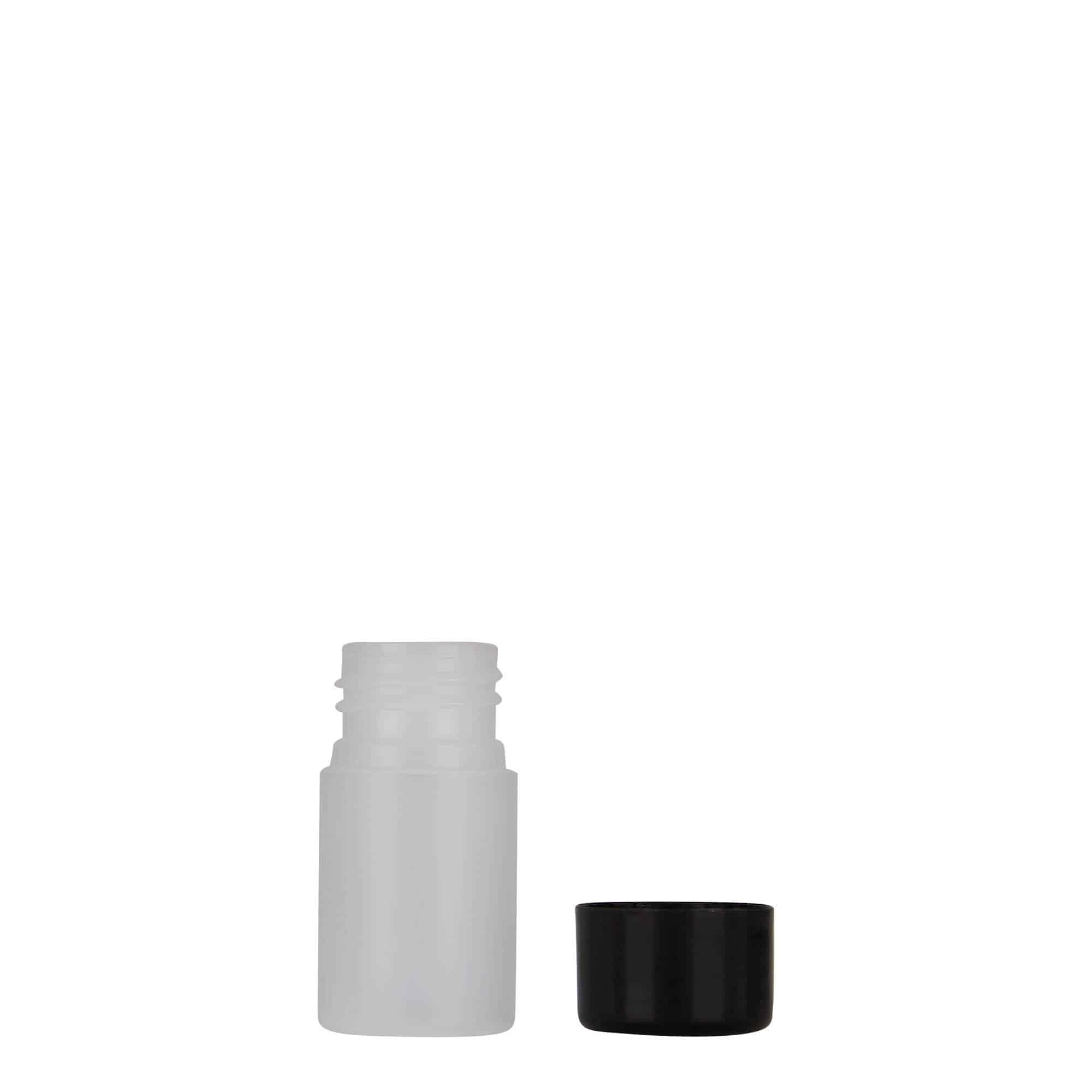 15 ml plastflaske 'Tuffy', HDPE, natur, åbning: GPI 24/410