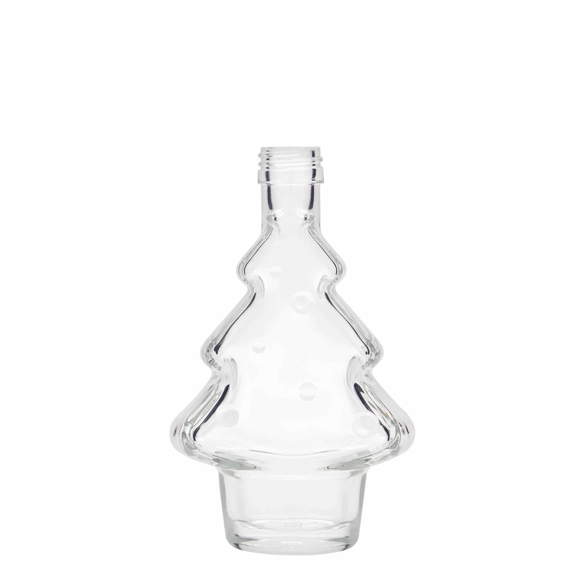 200 ml glasflaske 'Juletræ', åbning: PP 28
