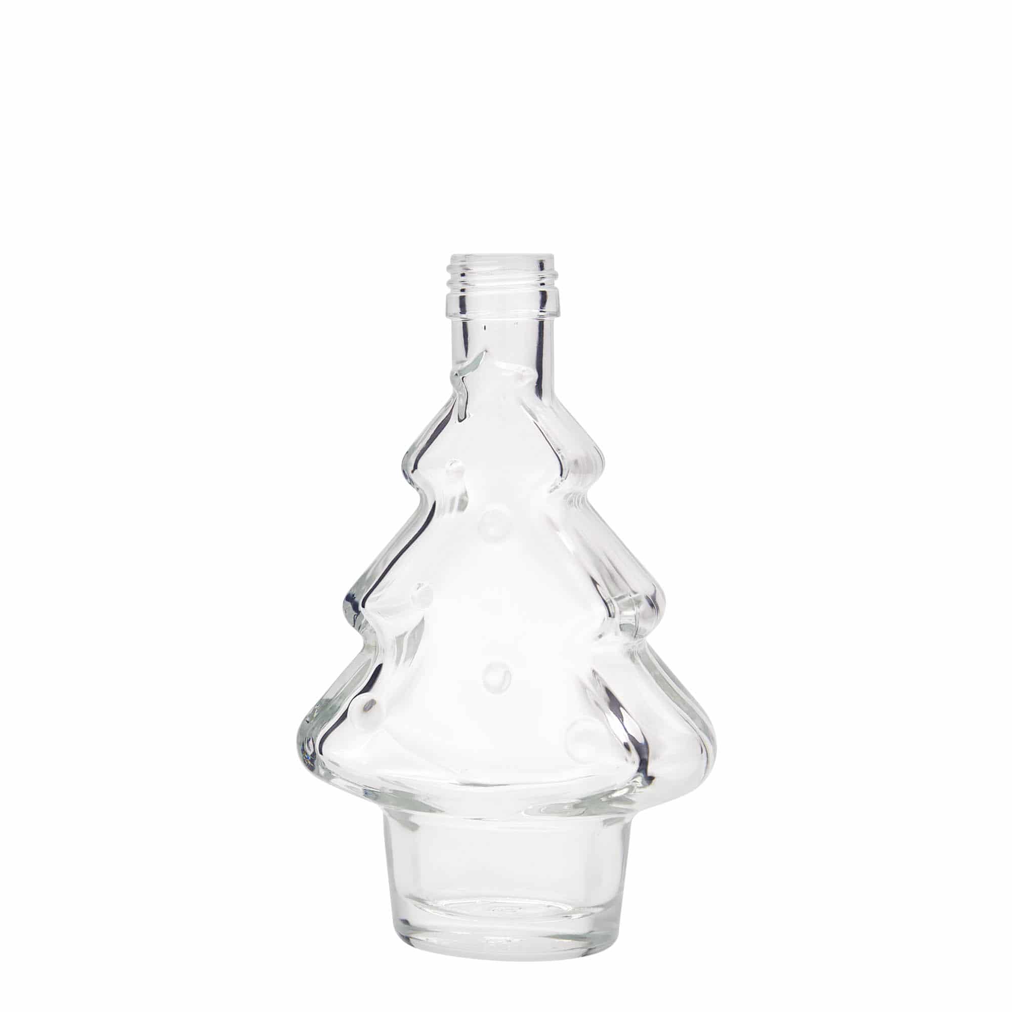200 ml glasflaske 'Juletræ', åbning: PP 28