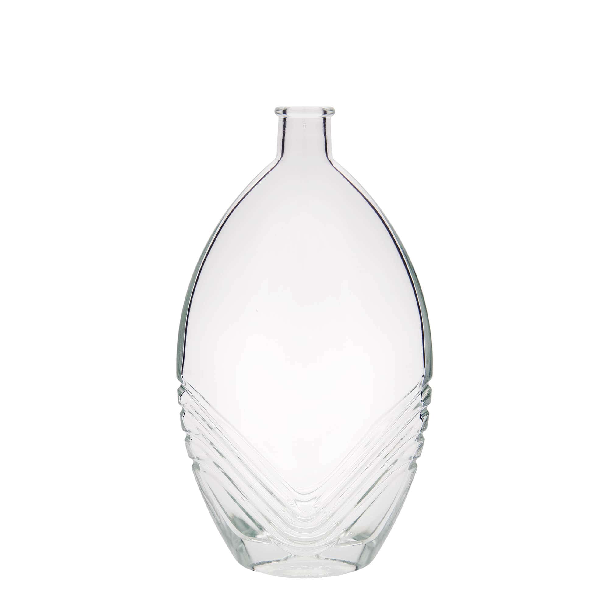 500 ml glasflaske 'Florence', oval, åbning: Kork