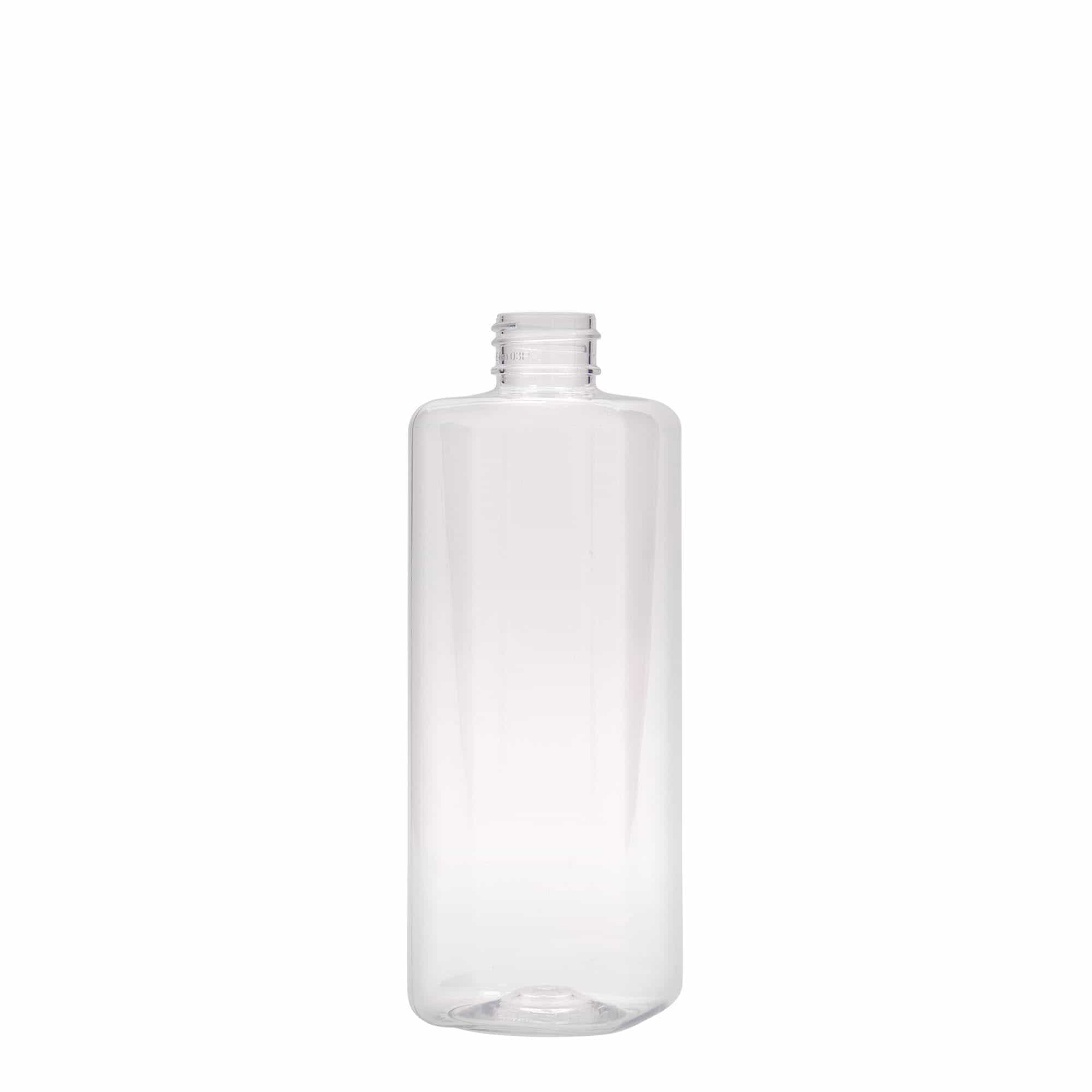 300 ml PET-flaske 'Karl', kvadratisk, plast, åbning: GPI 24/410