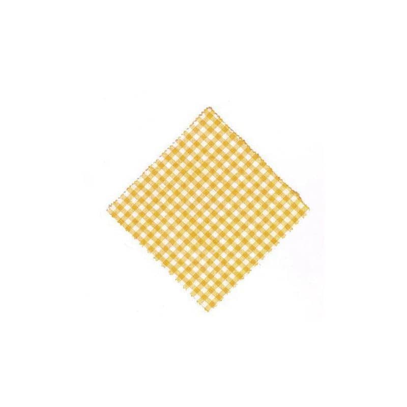 Stofservietter 12x12, kvadratisk, tekstil, gul, åbning: TO38-TO53