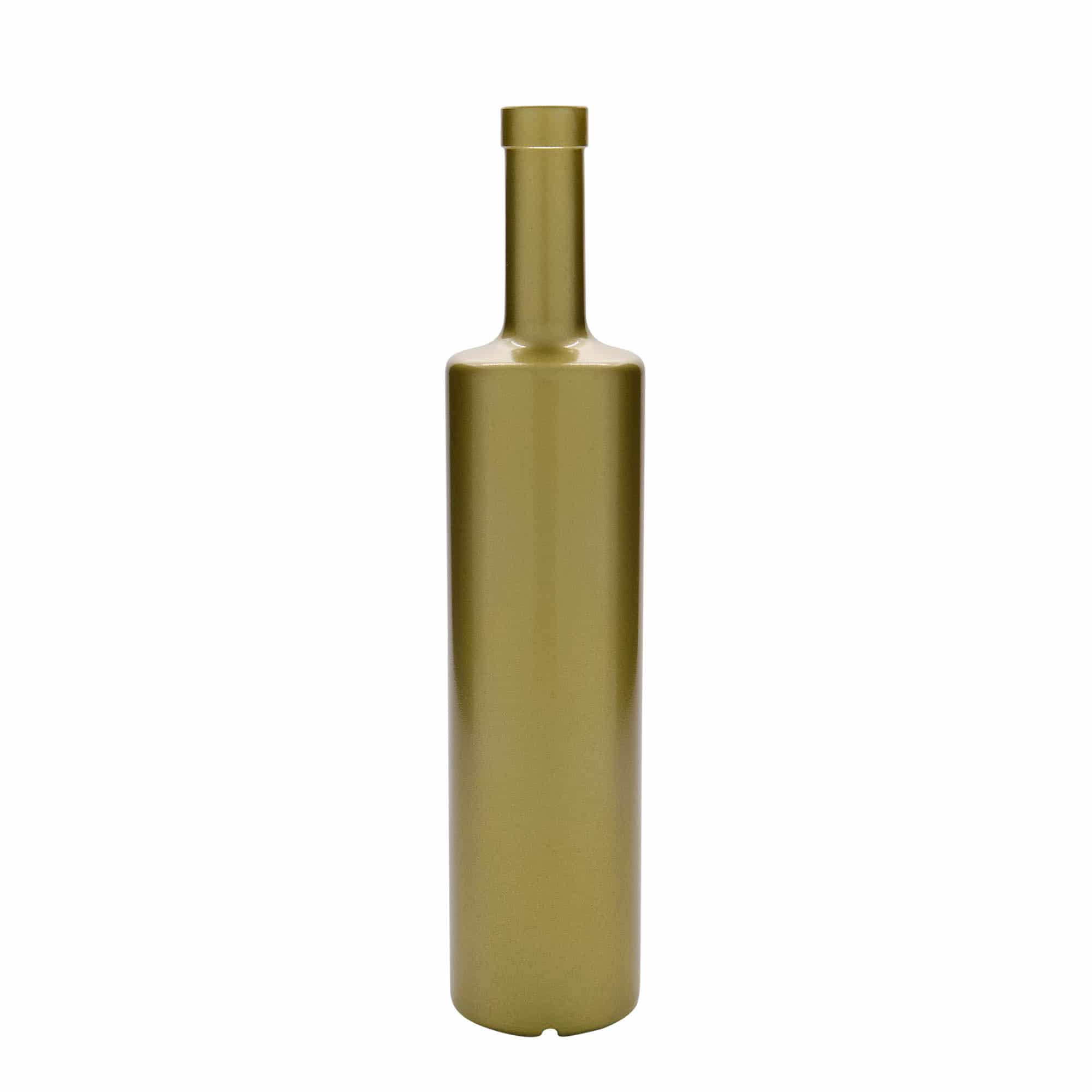 700 ml glasflaske 'Centurio', guld, åbning: Kork