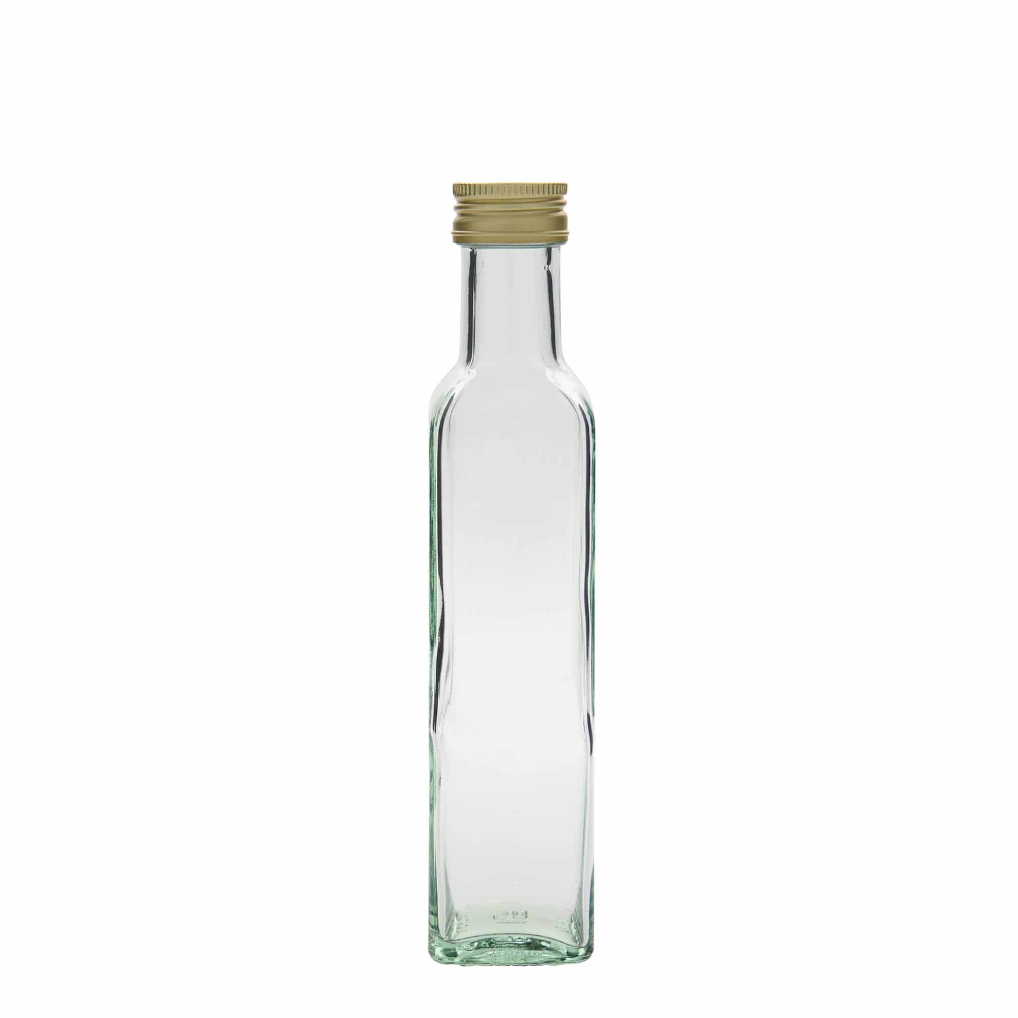 250 ml glasflaske 'Marasca', kvadratisk, åbning: PP 31,5