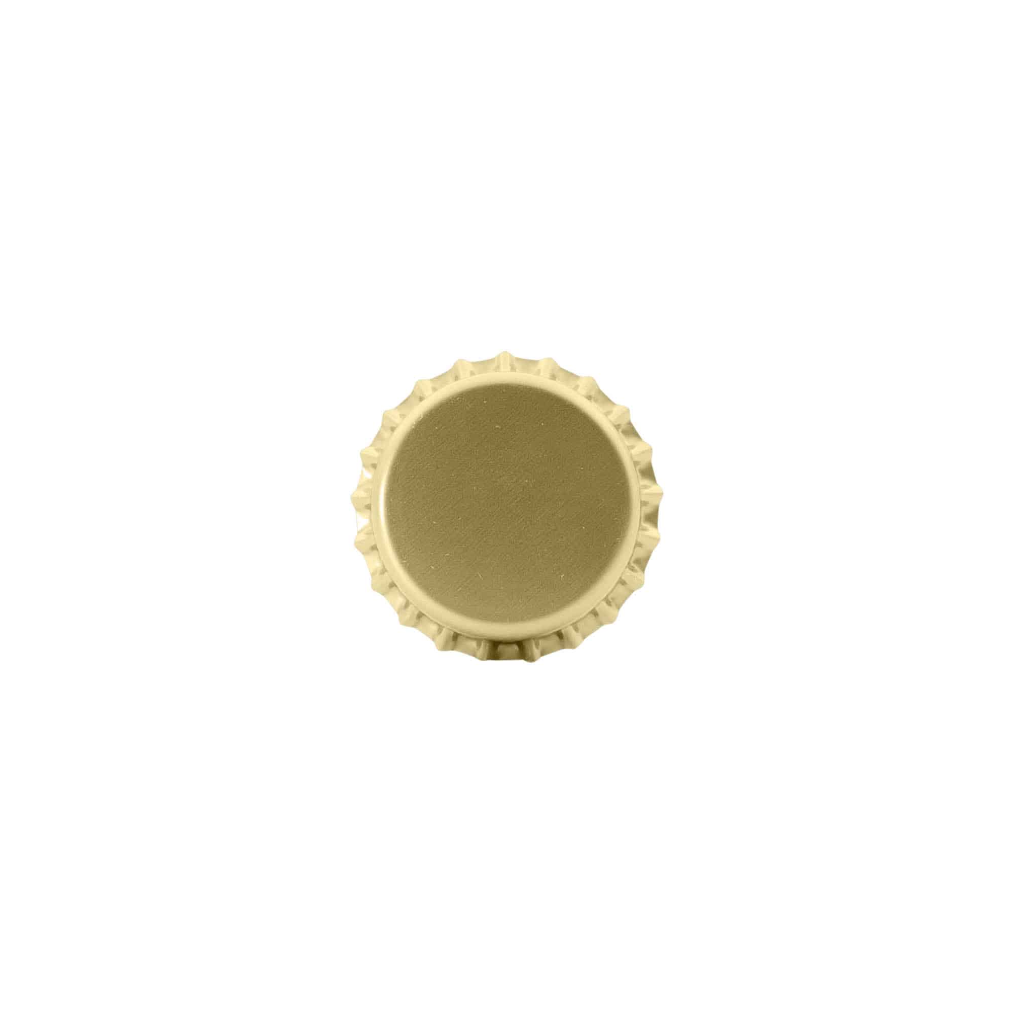 Kronekapsel 26 mm, metal, guld