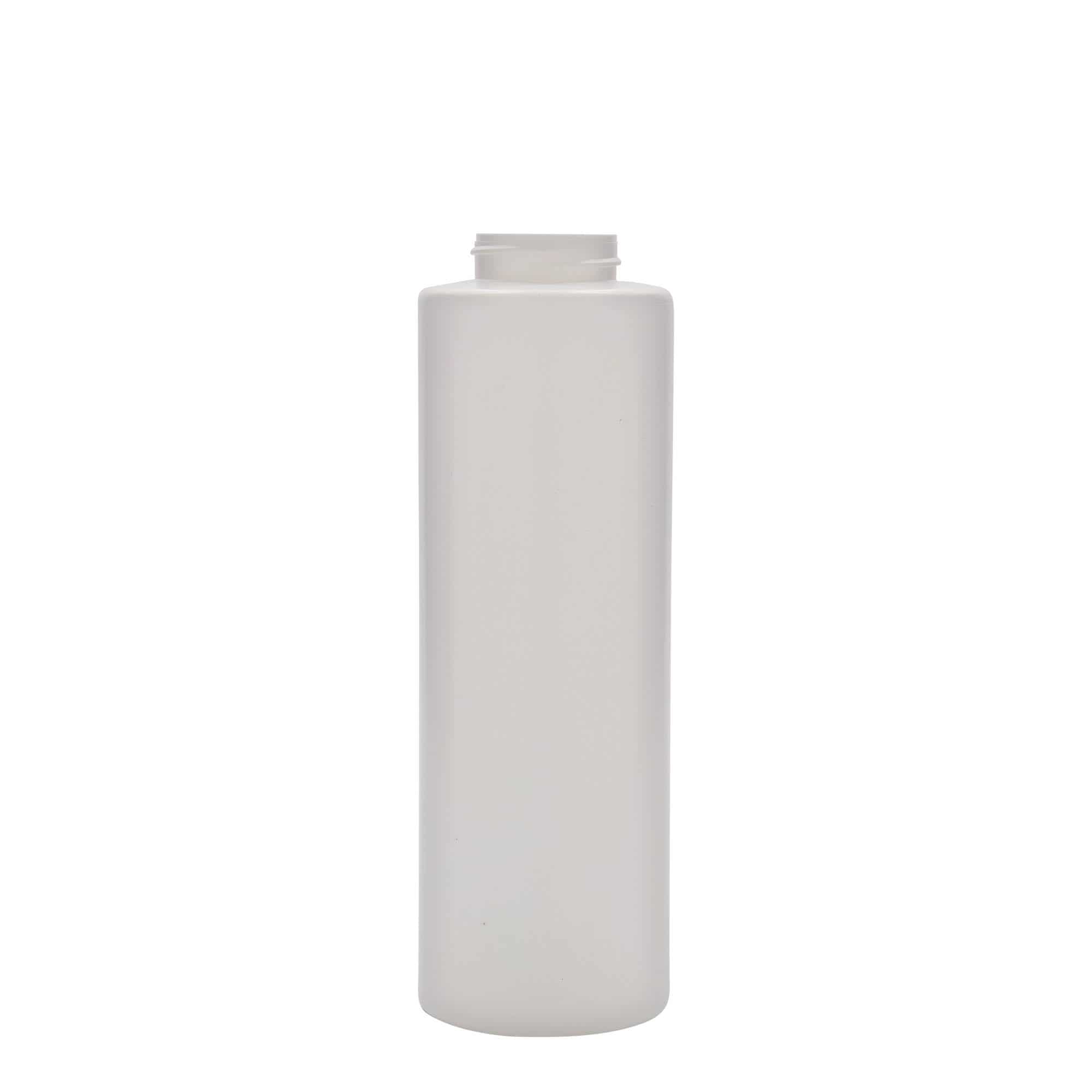 500 ml sovseflaske , LDPE-plast, hvid, åbning: GPI 38/400