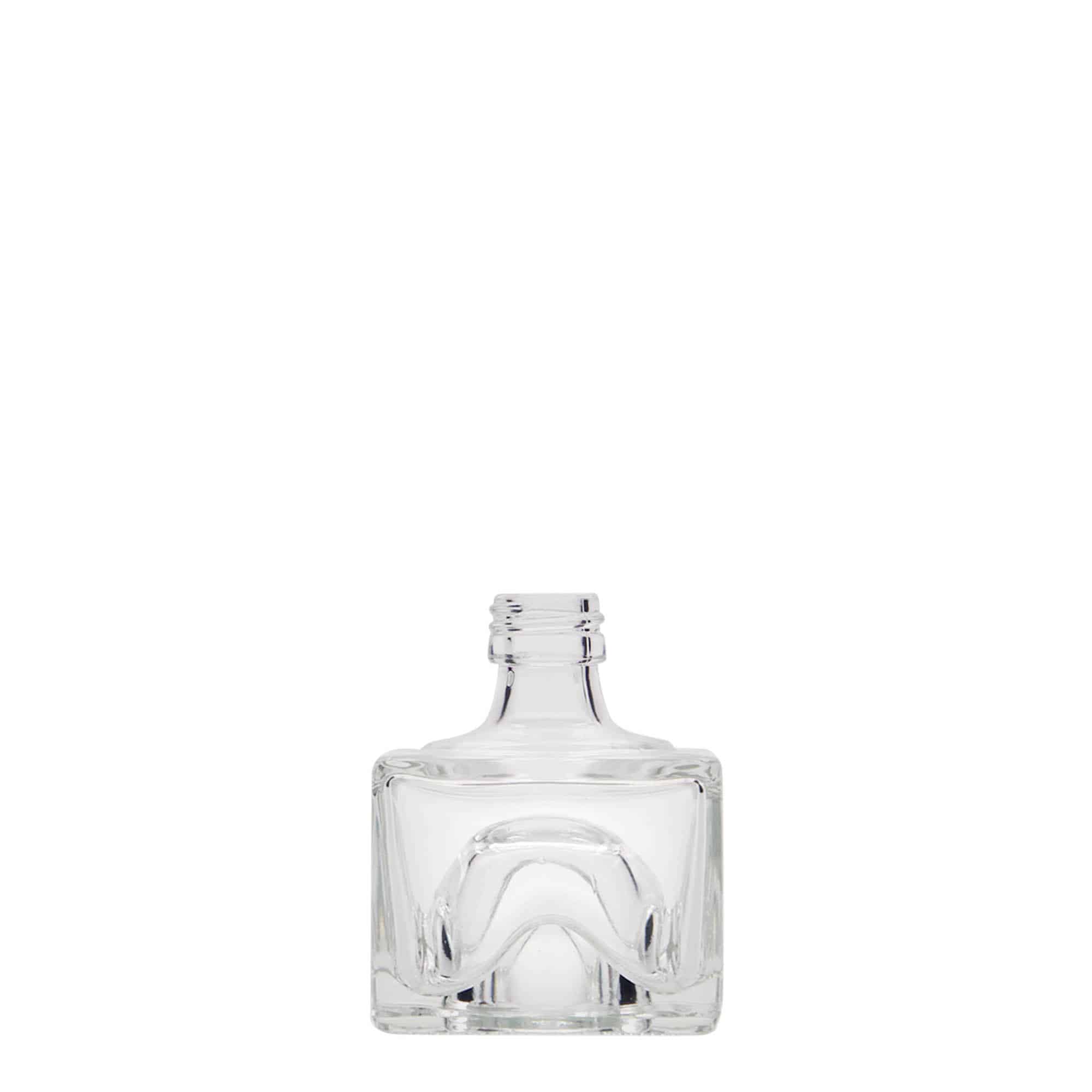 40 ml glasflaske 'Cocolores', kvadratisk, åbning: PP 18