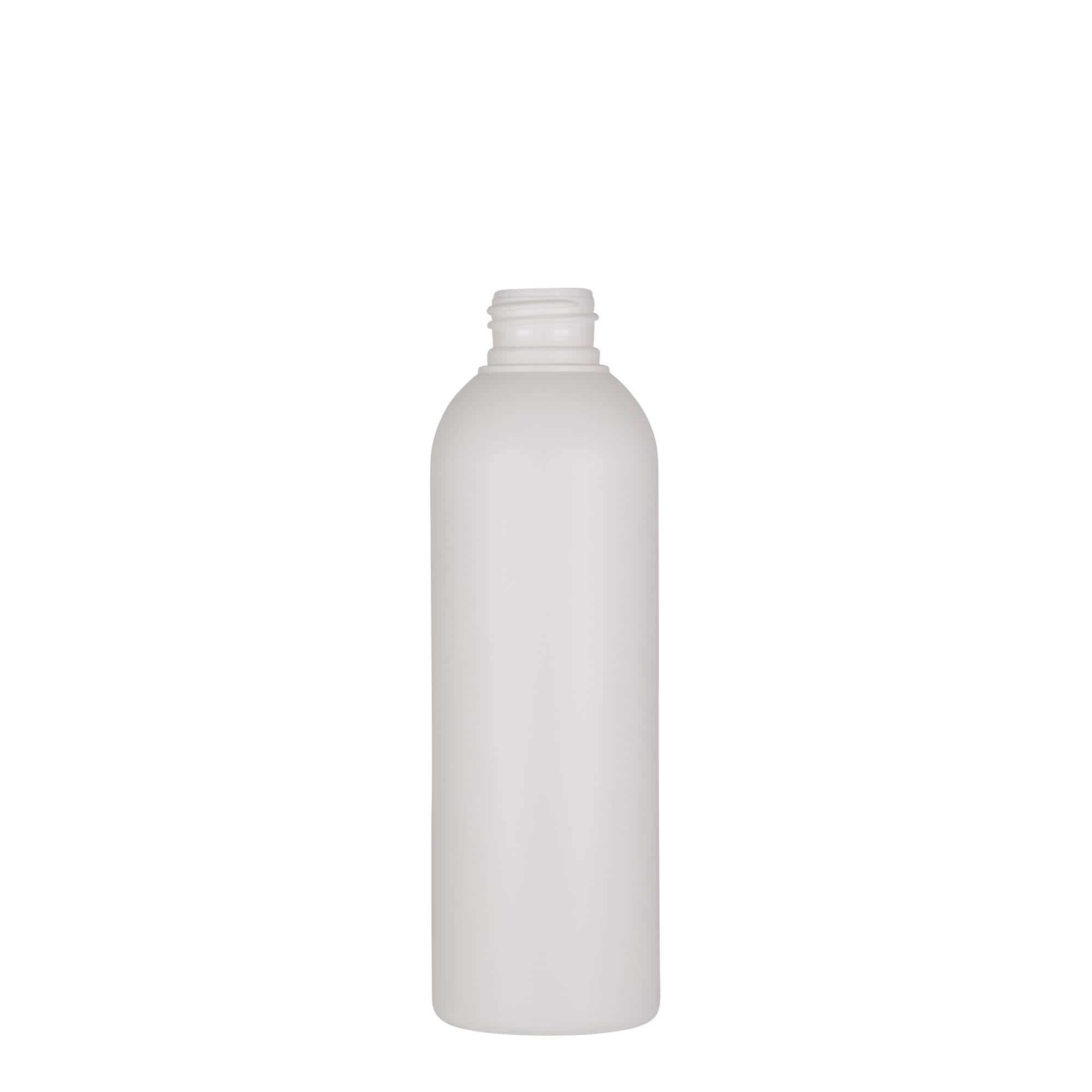 200 ml plastflaske 'Tuffy', HDPE, hvid, åbning: GPI 24/410