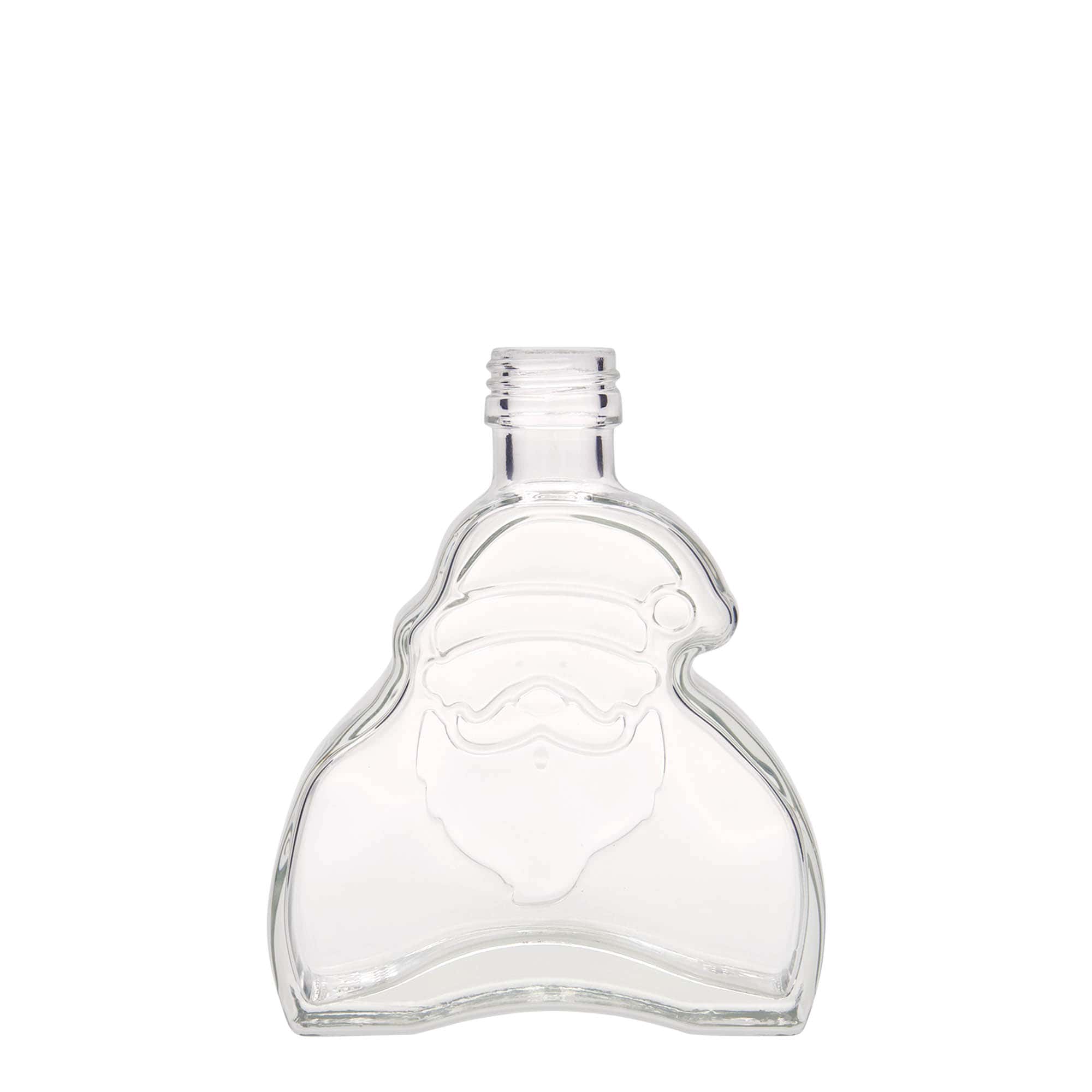 200 ml glasflaske 'Santa Claus', åbning: PP 28