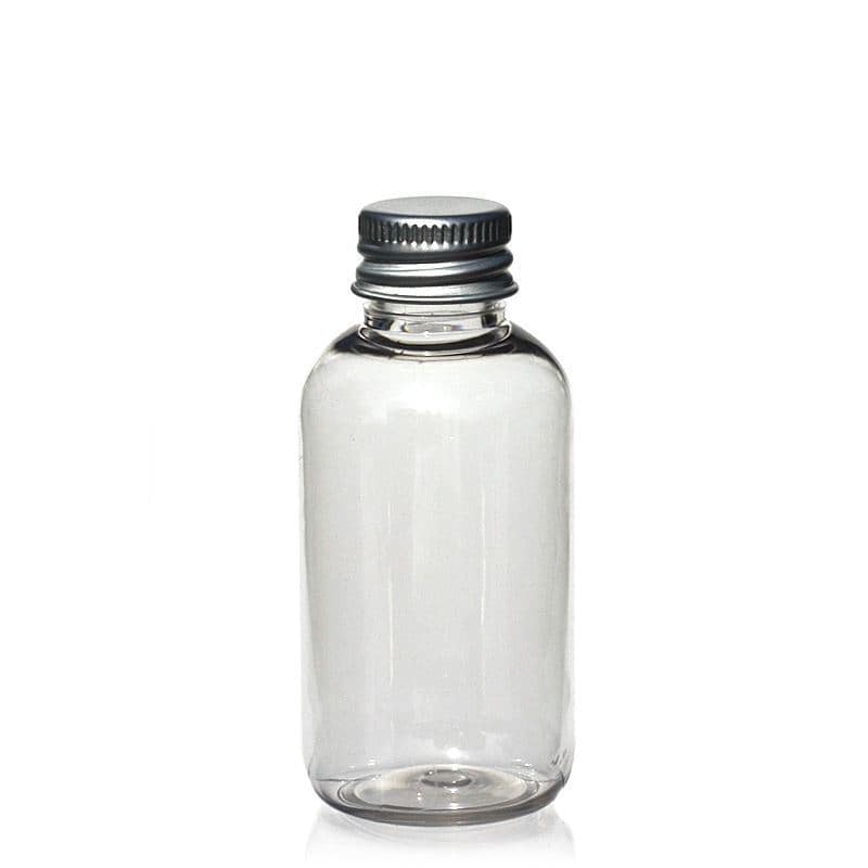 50 ml PET-flaske 'Boston', plast, åbning: GPI 20/410