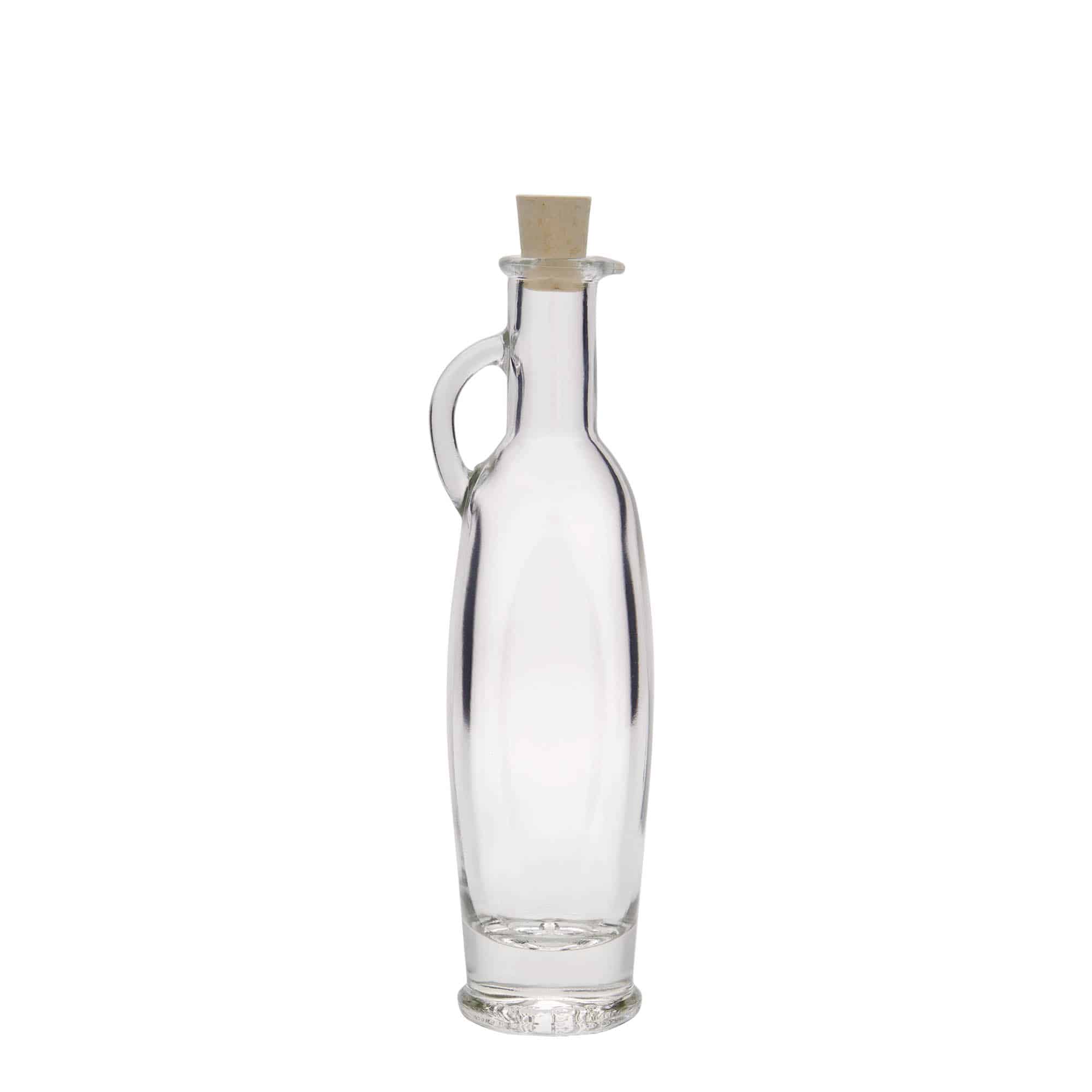 100 ml glasflaske 'Eleganta', oval, åbning: Kork