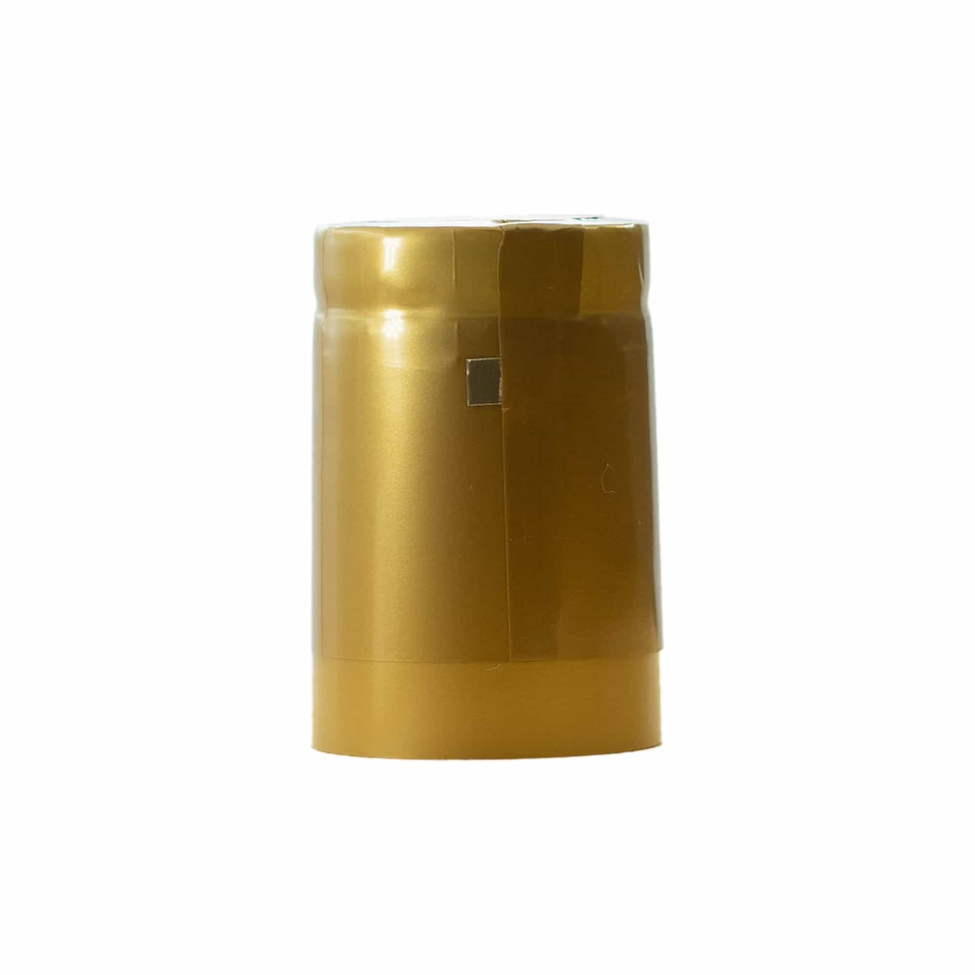 Krympekapsel 32x41, PVC-plast, guld