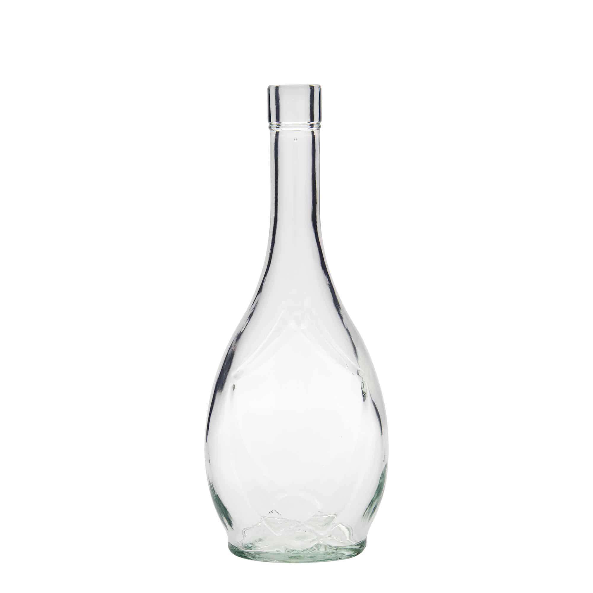 500 ml glasflaske 'Saragossa', oval, åbning: Kork