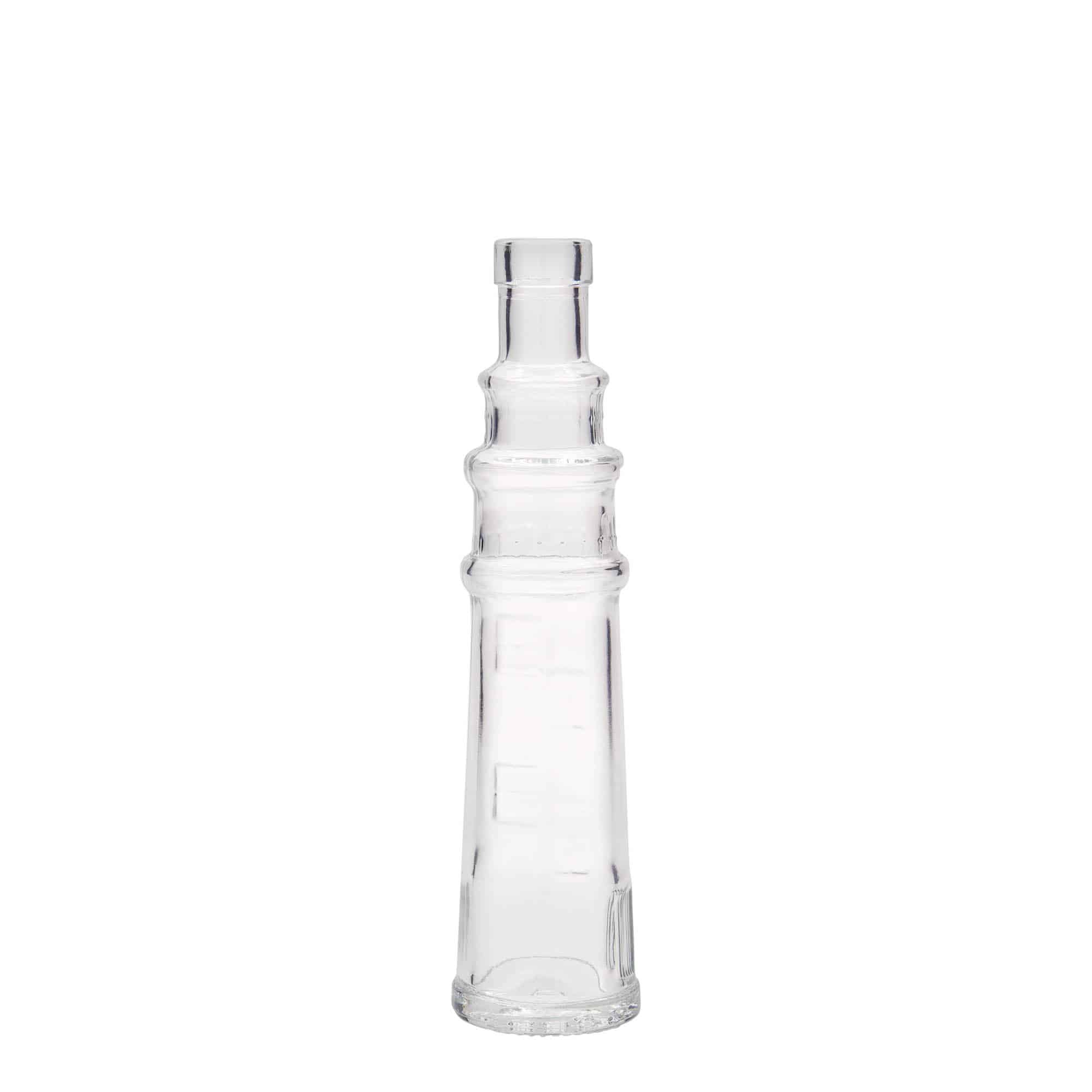 100 ml glasflaske 'Fyrtårn', åbning: Kork