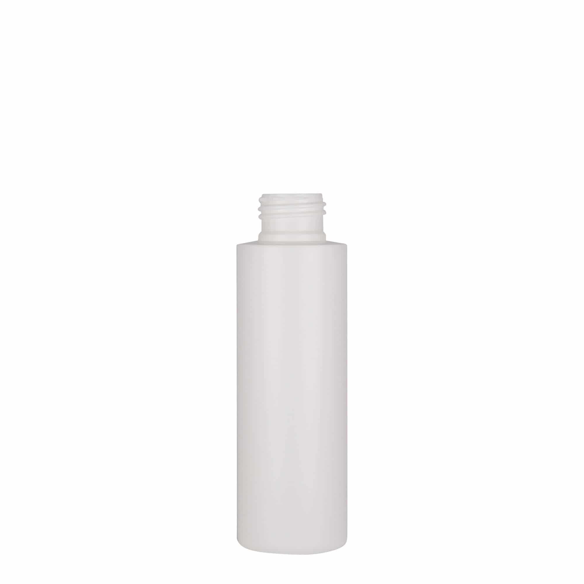 100 ml plastflaske 'Pipe', HDPE, hvid, åbning: GPI 24/410