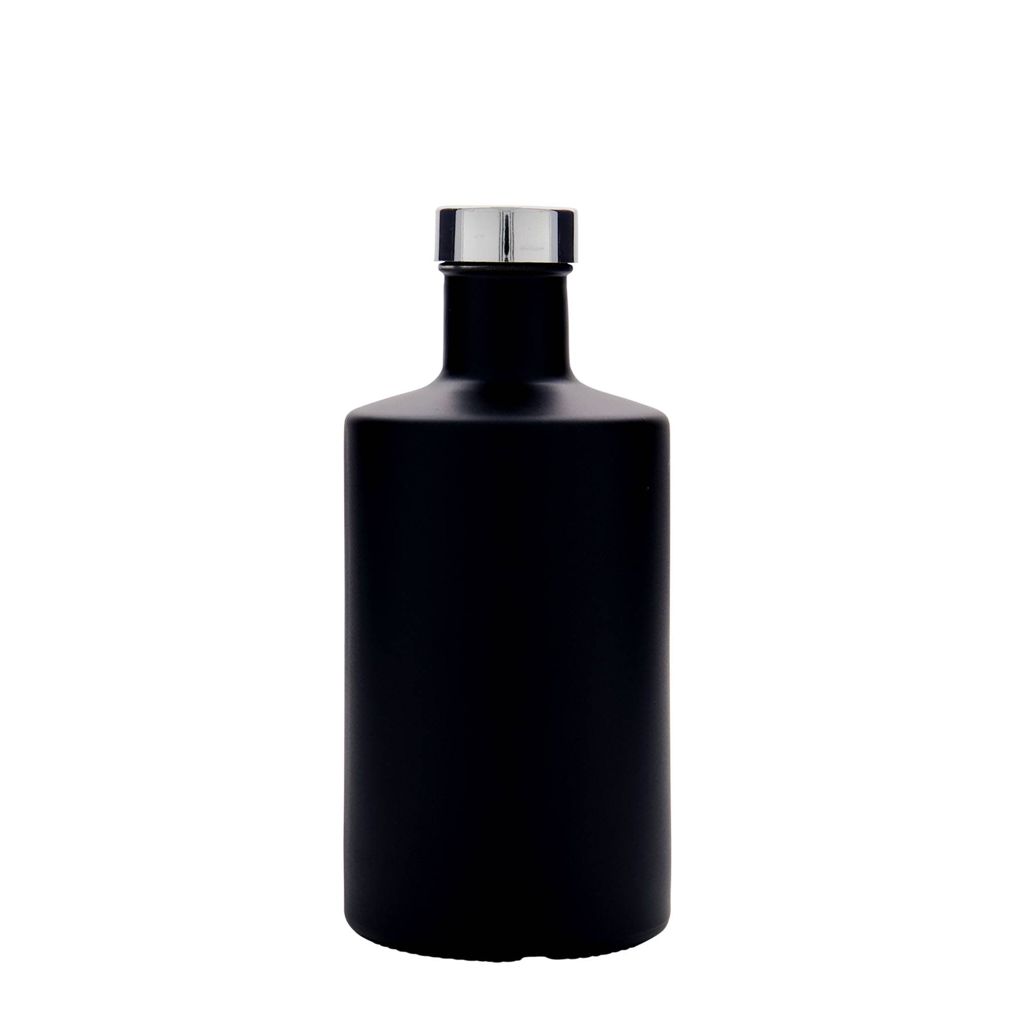 500 ml glasflaske 'Caroline', sort, åbning: GPI 33