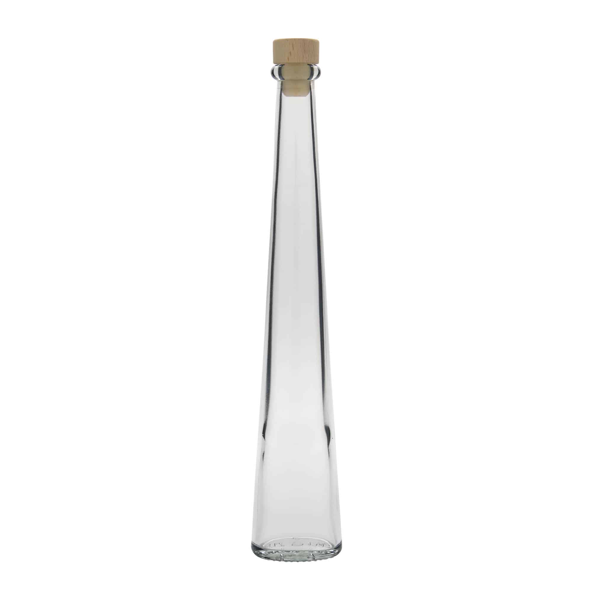 200 ml glasflaske 'Dama Ovale', oval, åbning: Kork