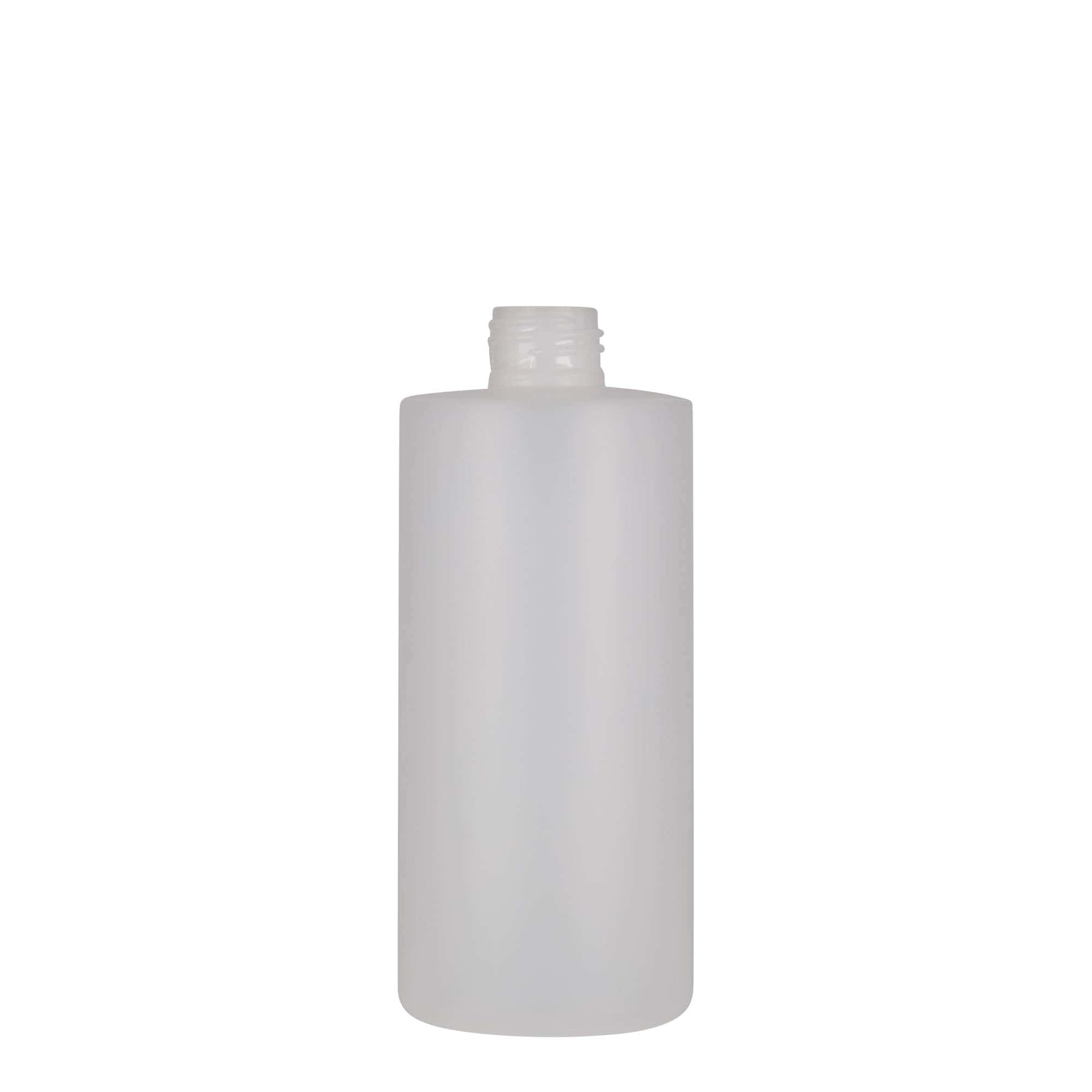 300 ml plastflaske 'Pipe', HDPE, hvid, åbning: GPI 24/410