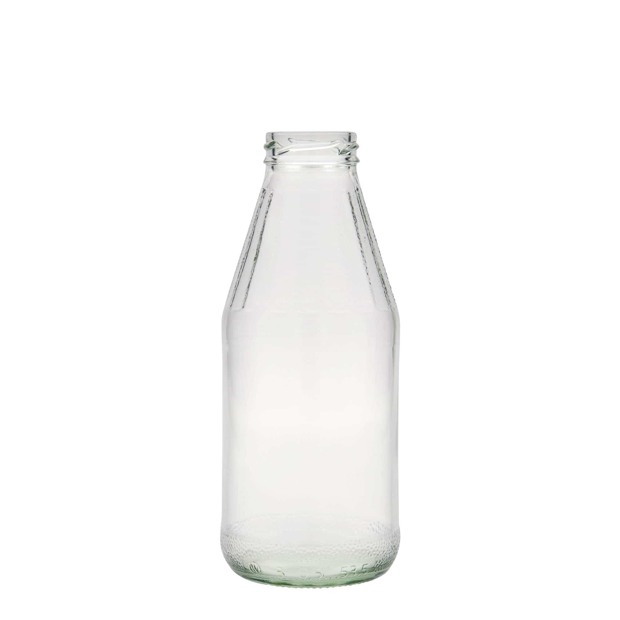 500 ml bredhalset universalflaske, glas, åbning: Twist-off (TO 43)