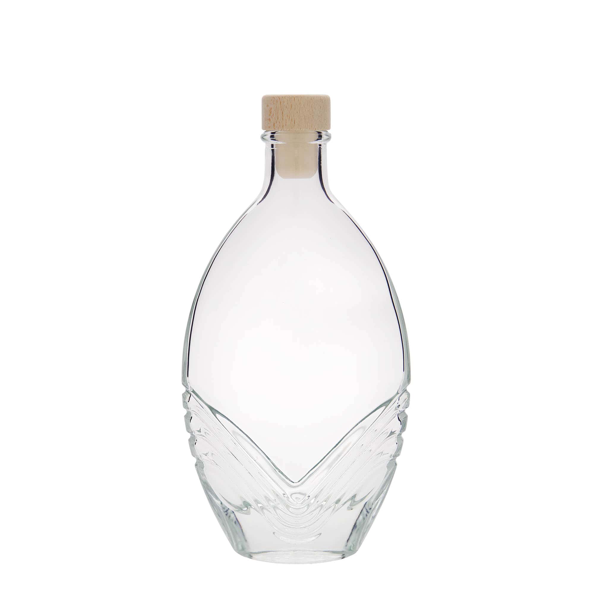 200 ml glasflaske 'Florence', oval, åbning: Kork