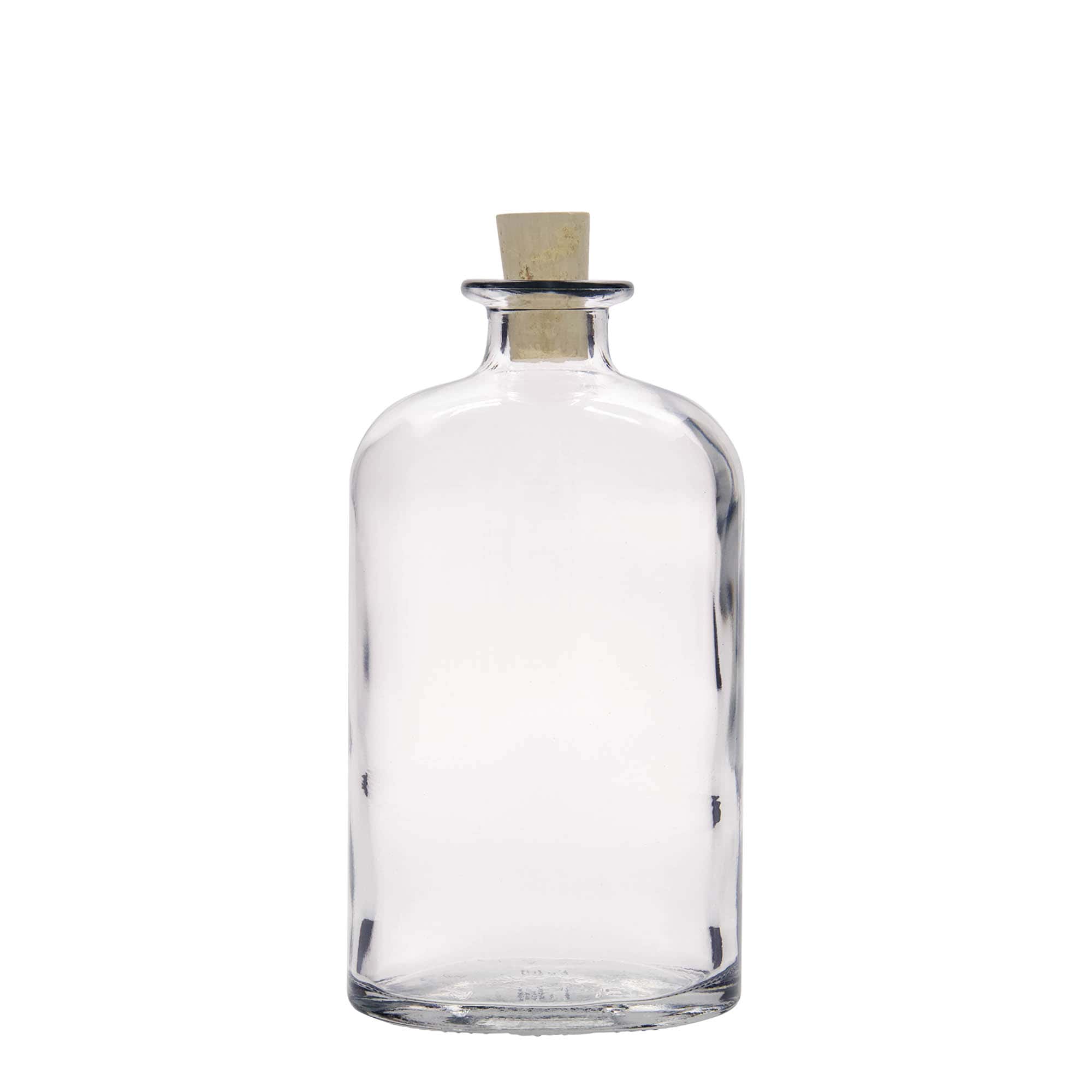 500 ml glasflaske 'Dundee', oval, åbning: Kork