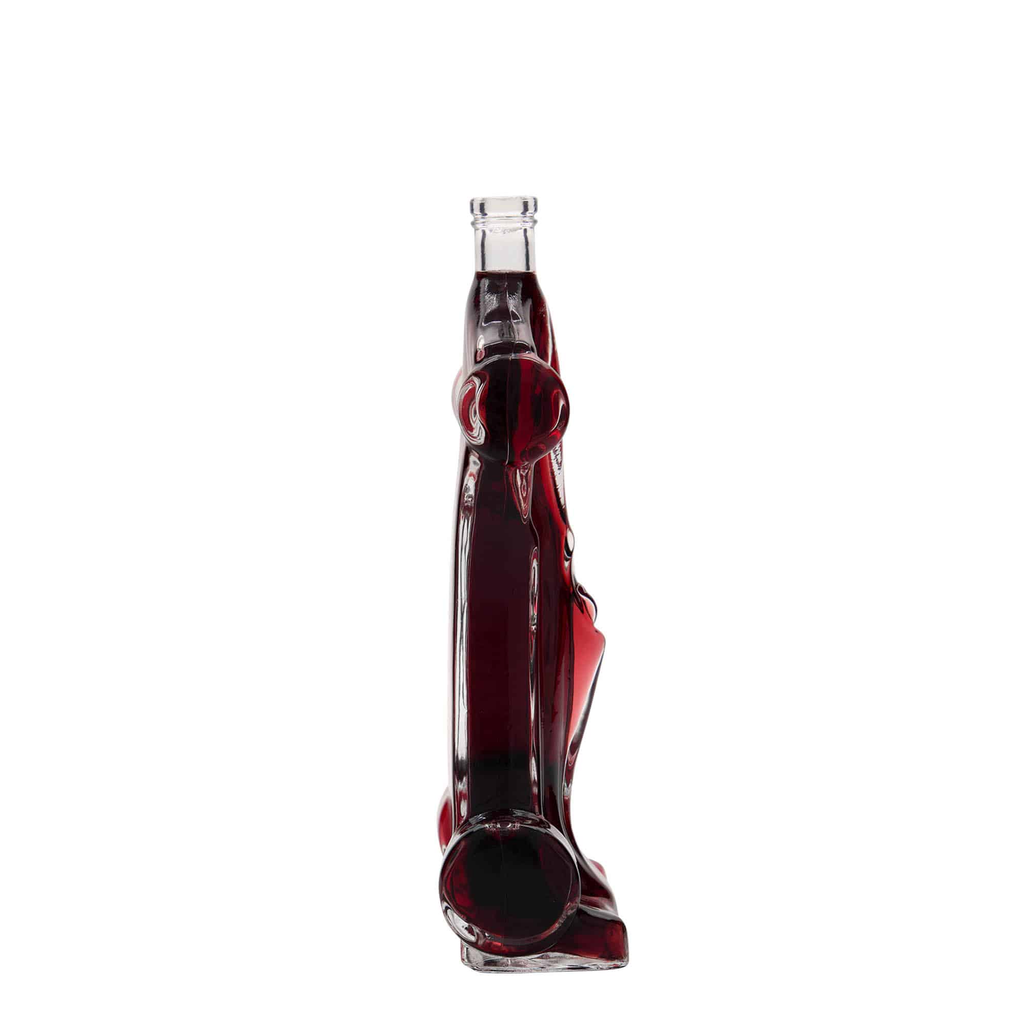 200 ml glasflaske 'Racerbil', åbning: Kork